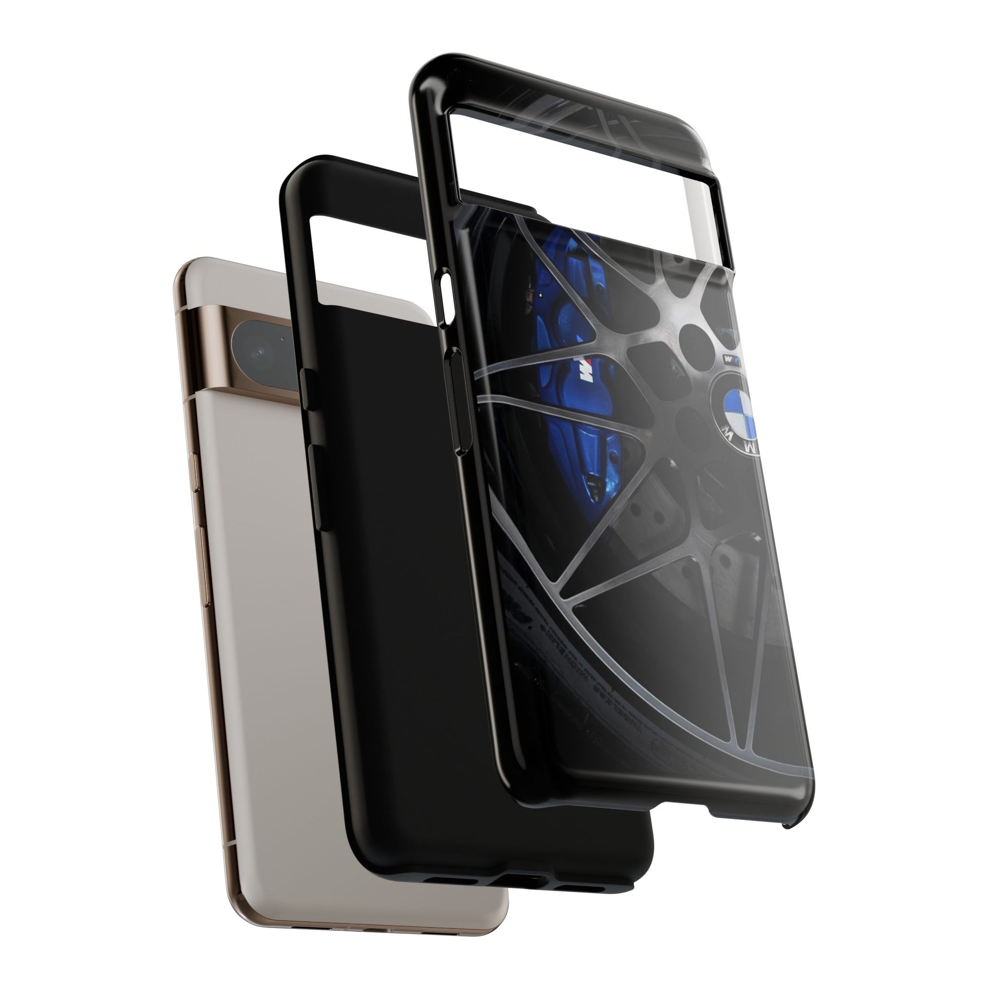 BMW M3 Racing Wheels Tough Cases for iPhones, Samsung, and Pixel