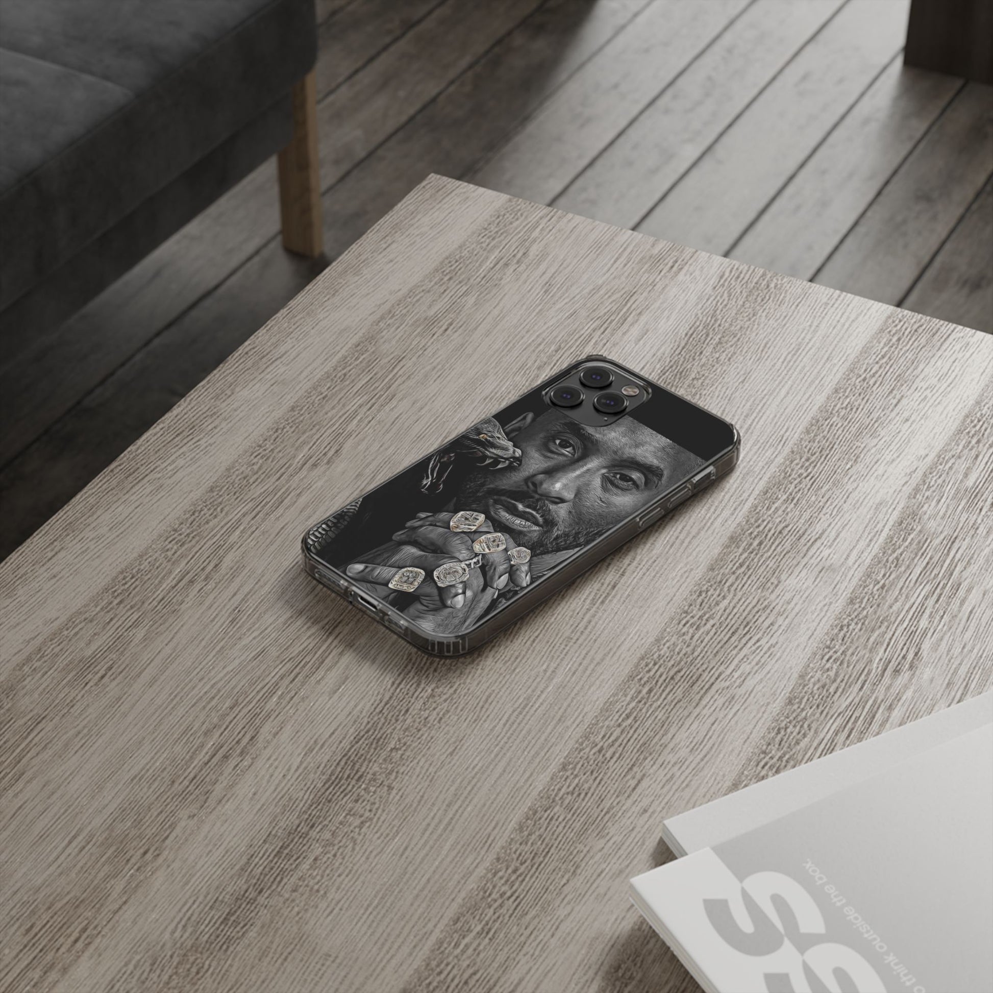 Kobe Championship Rings Mamba Themed Protective Iphone and Samsung case