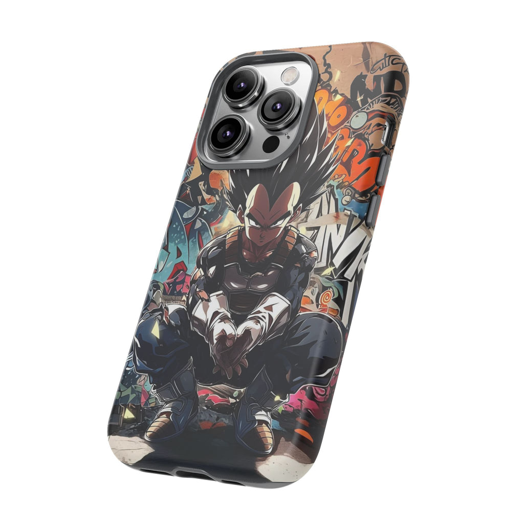 Anime Vegeta Dragon ball Z Tough Cases for iPhones, Samsung, and Pixel