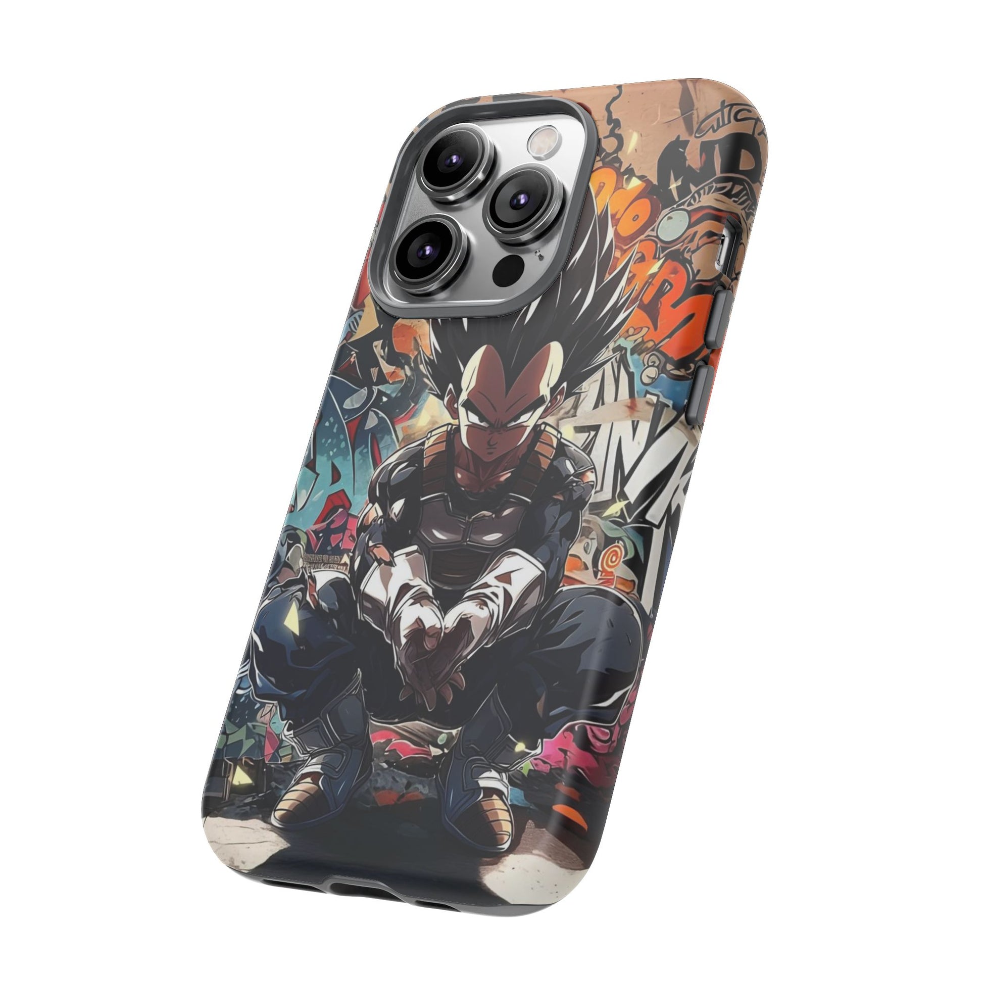 Anime Vegeta Dragon ball Z Tough Cases for iPhones, Samsung, and Pixel