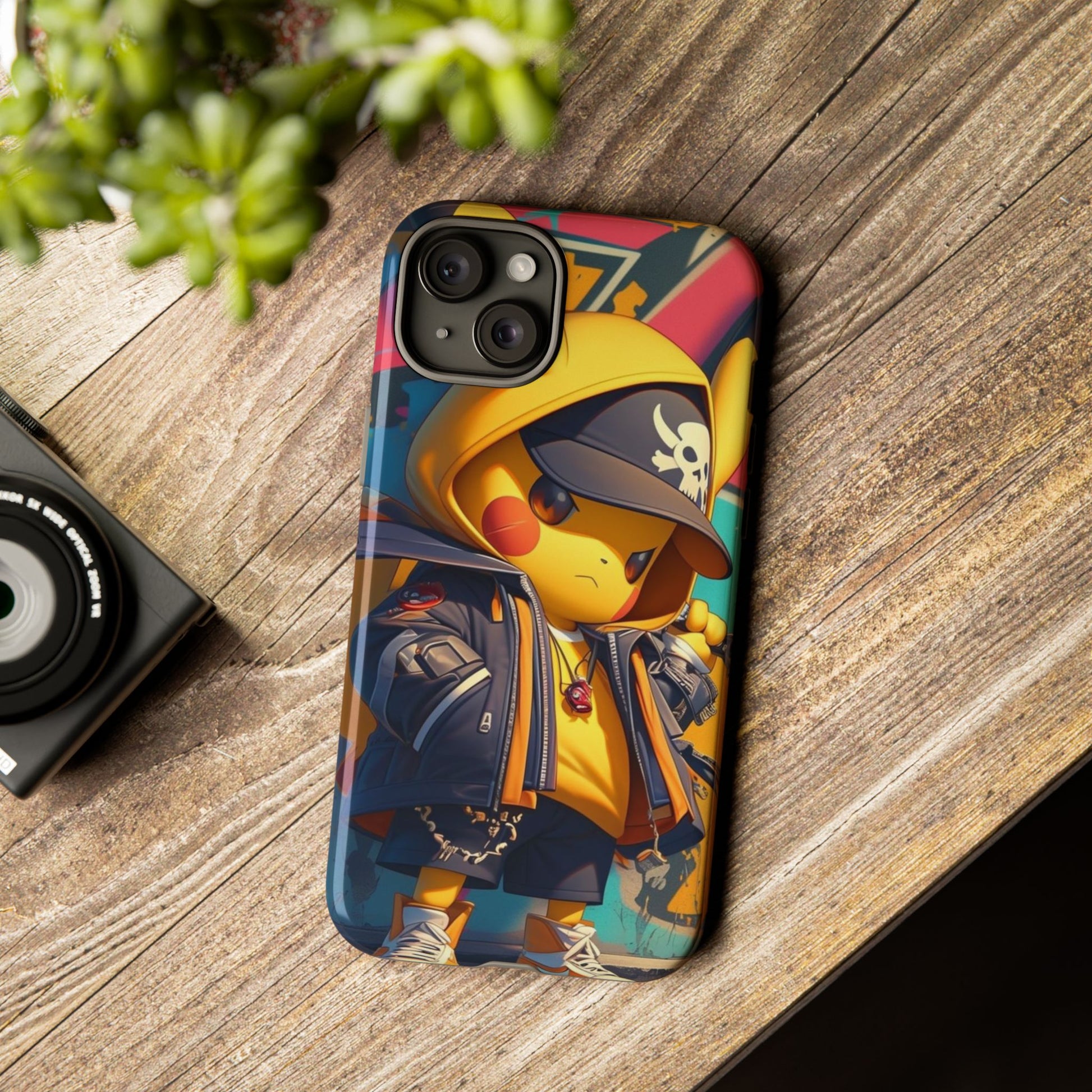 Cute Poke Bear Phone Case, Tough Cases for iPhones, Samsung, and Pixel