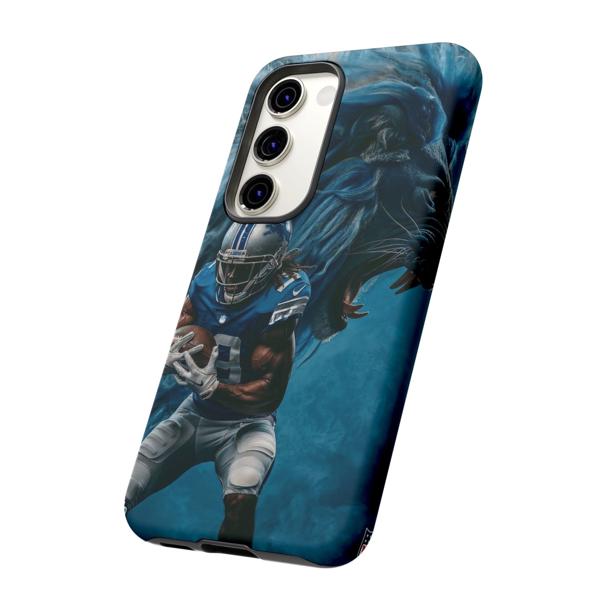 Detroit Lions Player Football Phone Case, Tough Cases for iPhones, Samsung, and Pixel