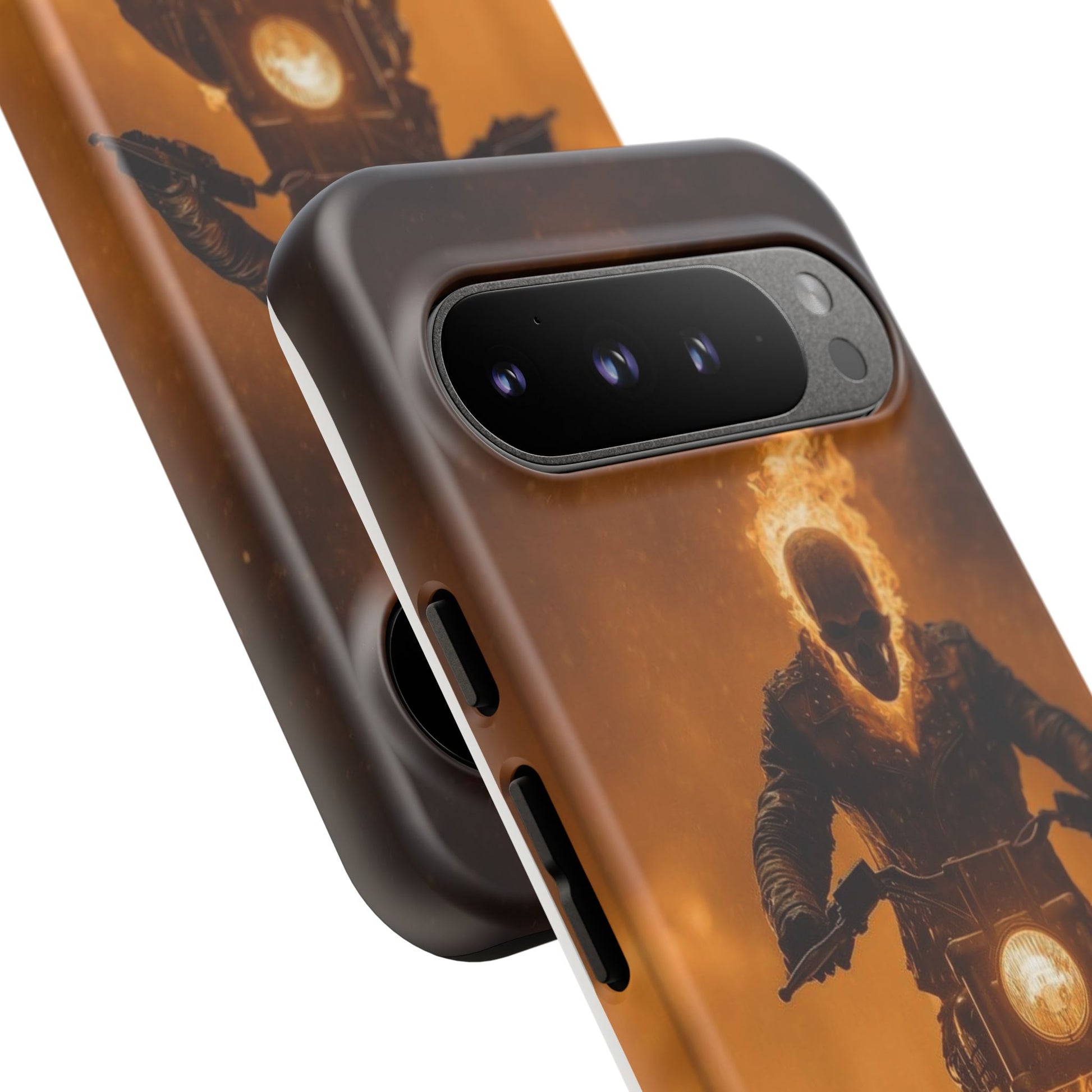 Marvel's Ghostrider Tough Cases for iPhones, Samsung, and Pixel