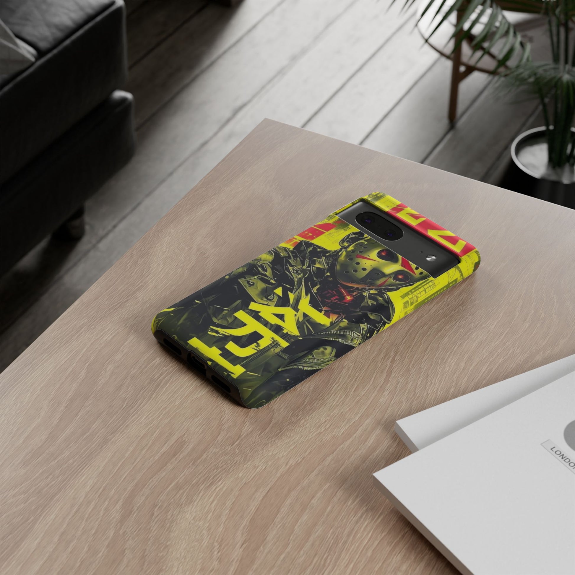 Cyberpunk X Jason Voorhees Tough Cases for iPhones, Samsung, and Pixel