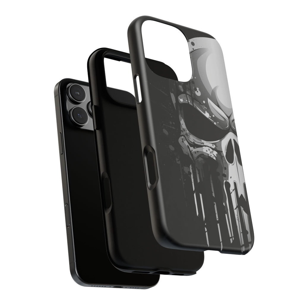 Punisher Skull Tough Cases for iPhones, Samsung, and Pixel