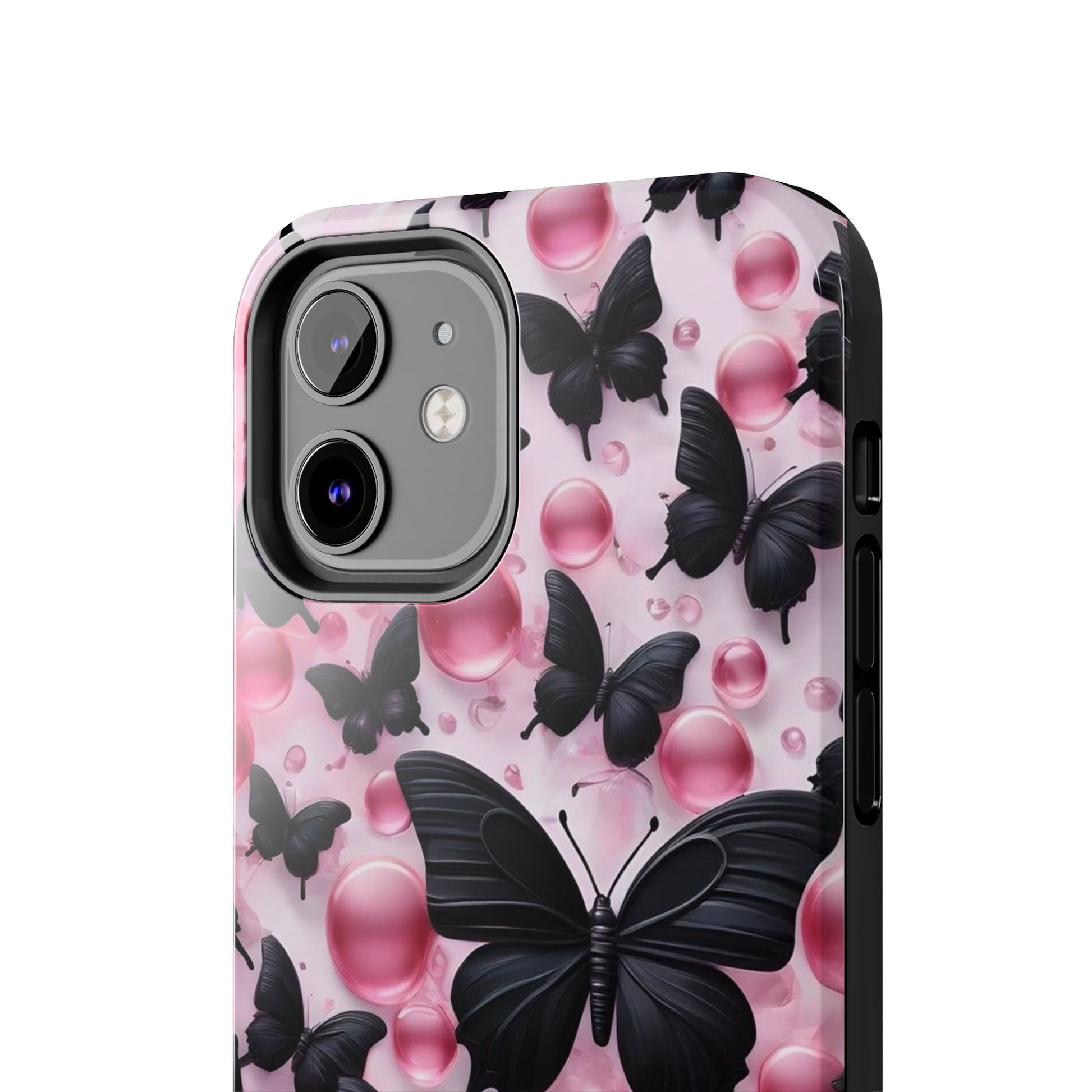 Pearls and Butterflies Theme Phone Cases for iPhones & Samsung Phones