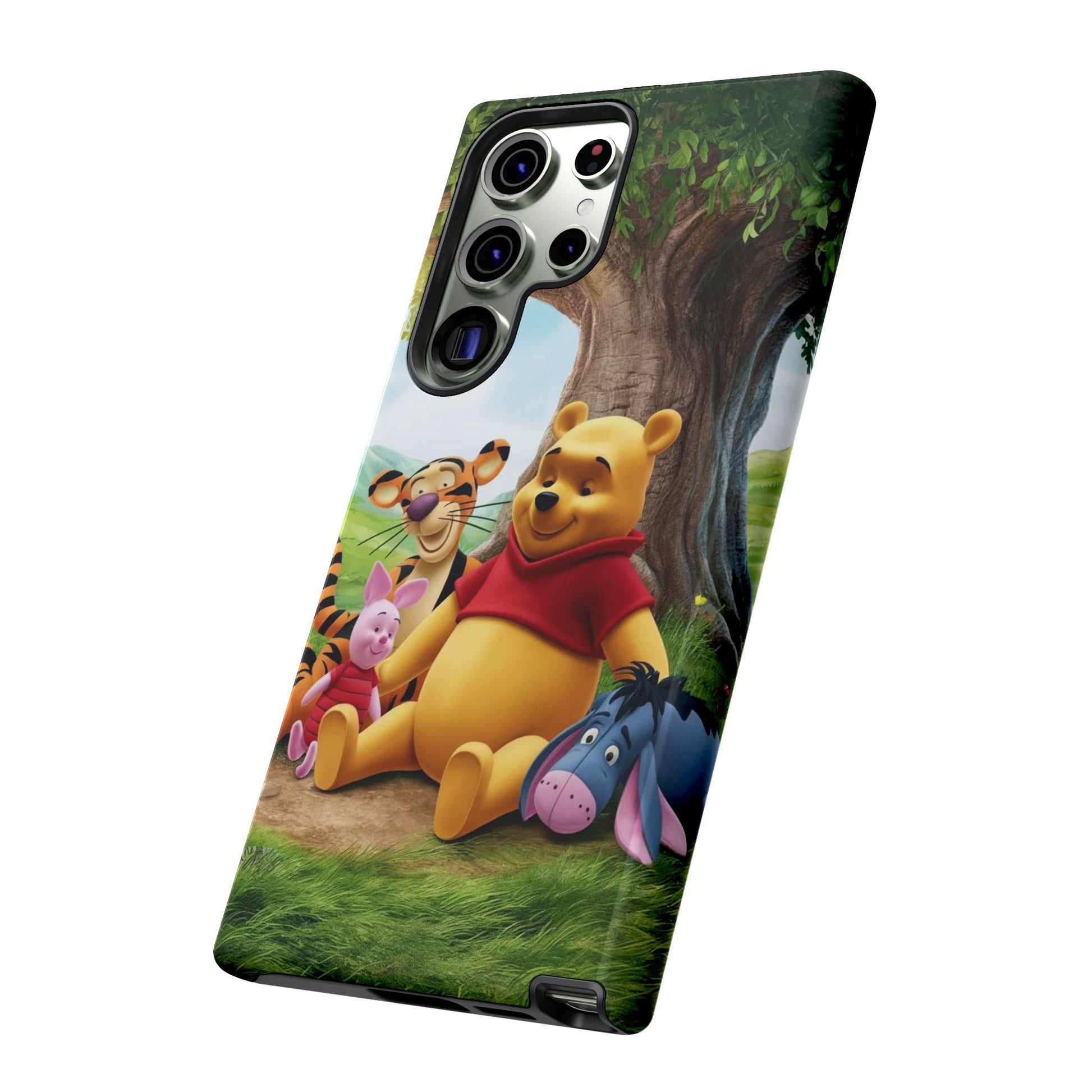 Cute Pooh Bear Phone Case, Tough Cases, Disney Phone for iPhones, Samsung, and Pixel