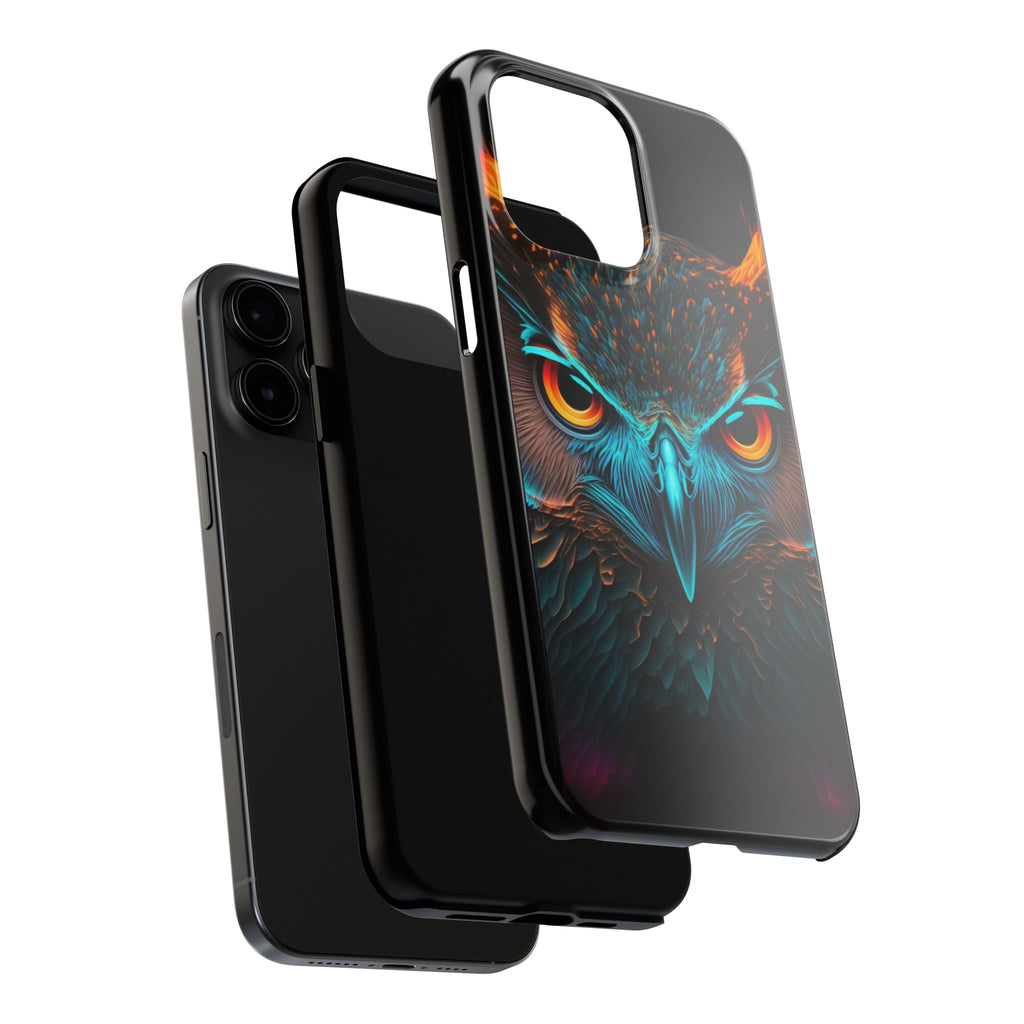 Neon Owl Theme Phone Cases for iPhones & Samsung Phones