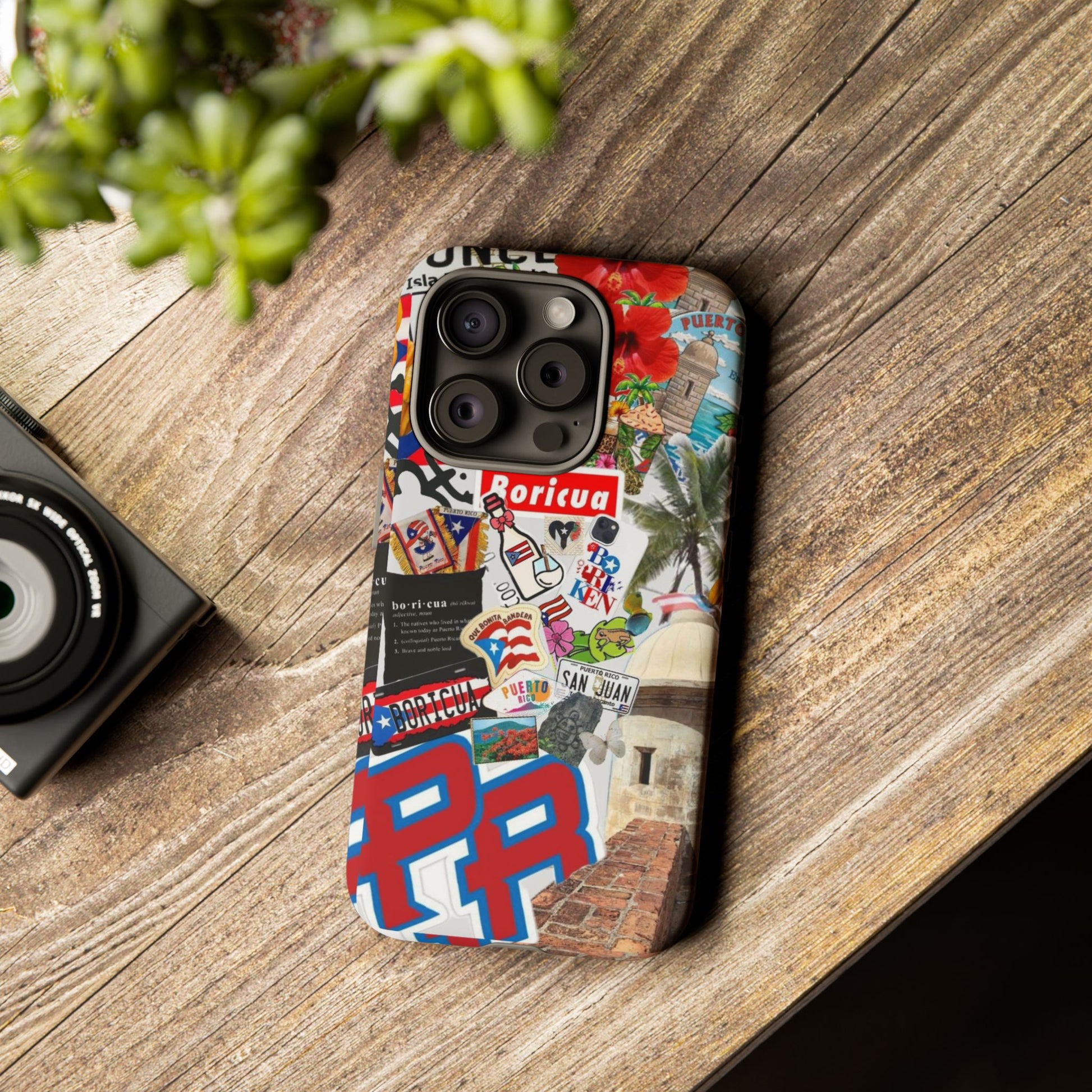 Puerto Rico Boricua Art Tough Cases for iPhones, Samsung, and Pixel