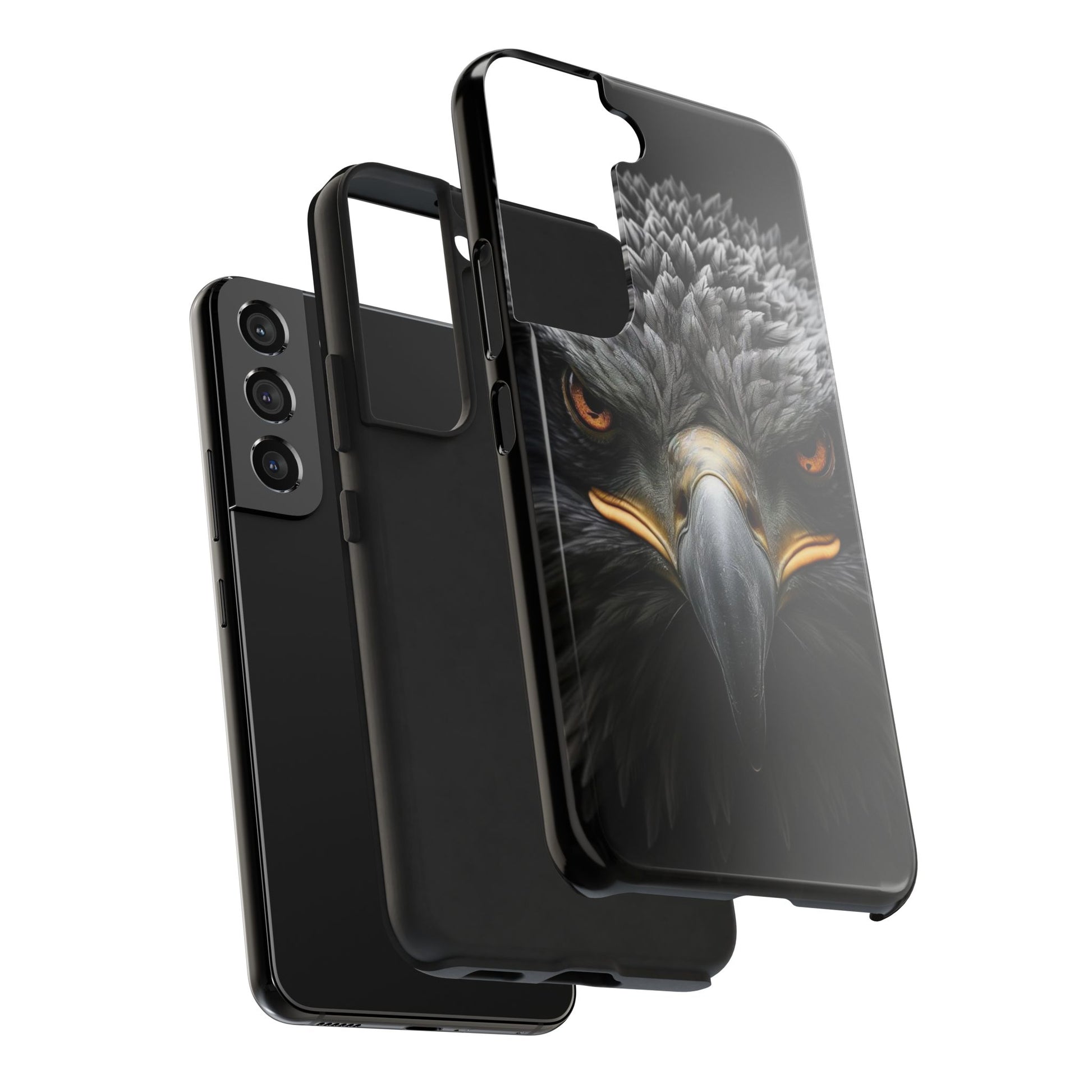 Mean Eagle Stare Theme Phone Cases for iPhones & Samsung Phones