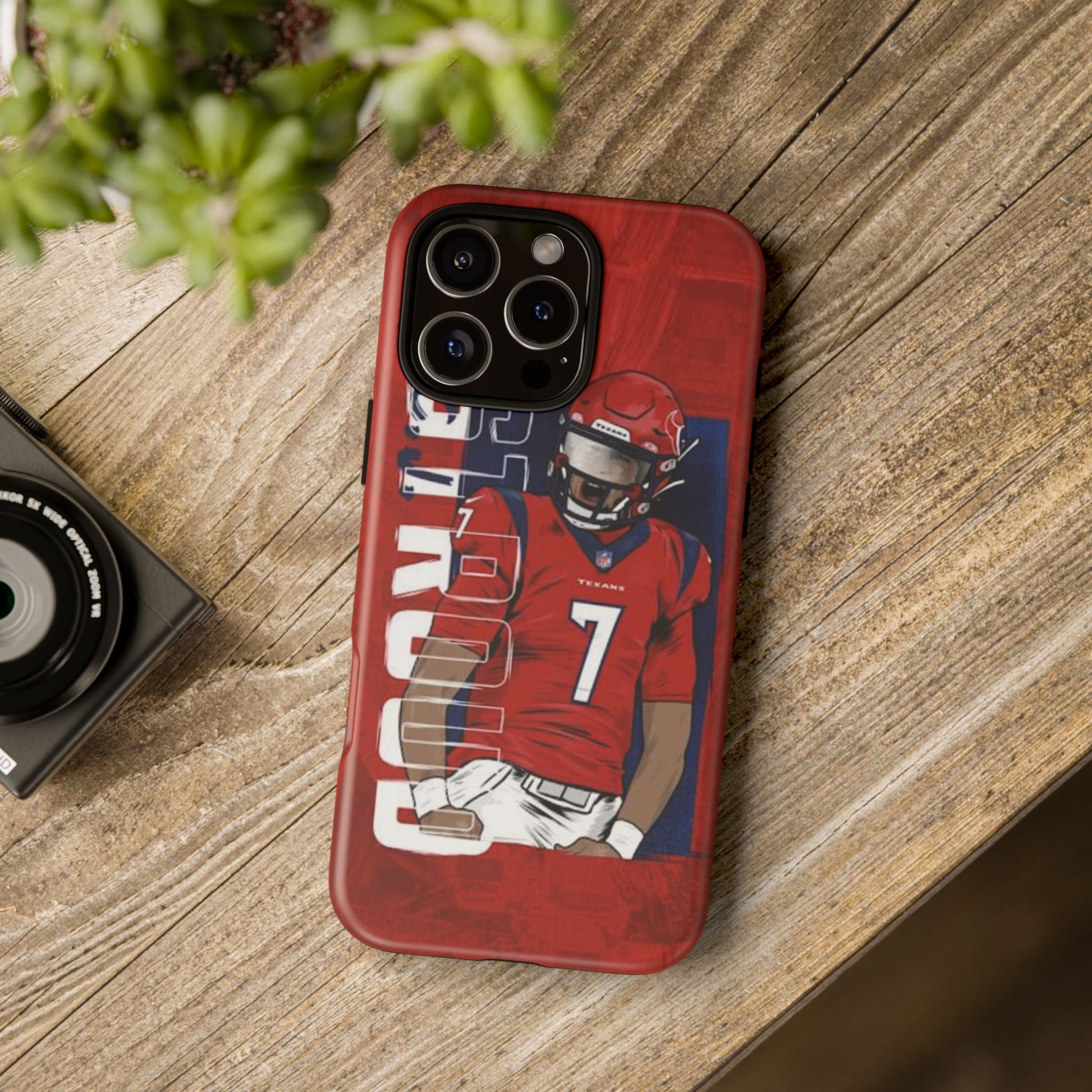 Houston Texans Football CJ Stroud Tough Cases for iPhones, Samsung, and Pixel
