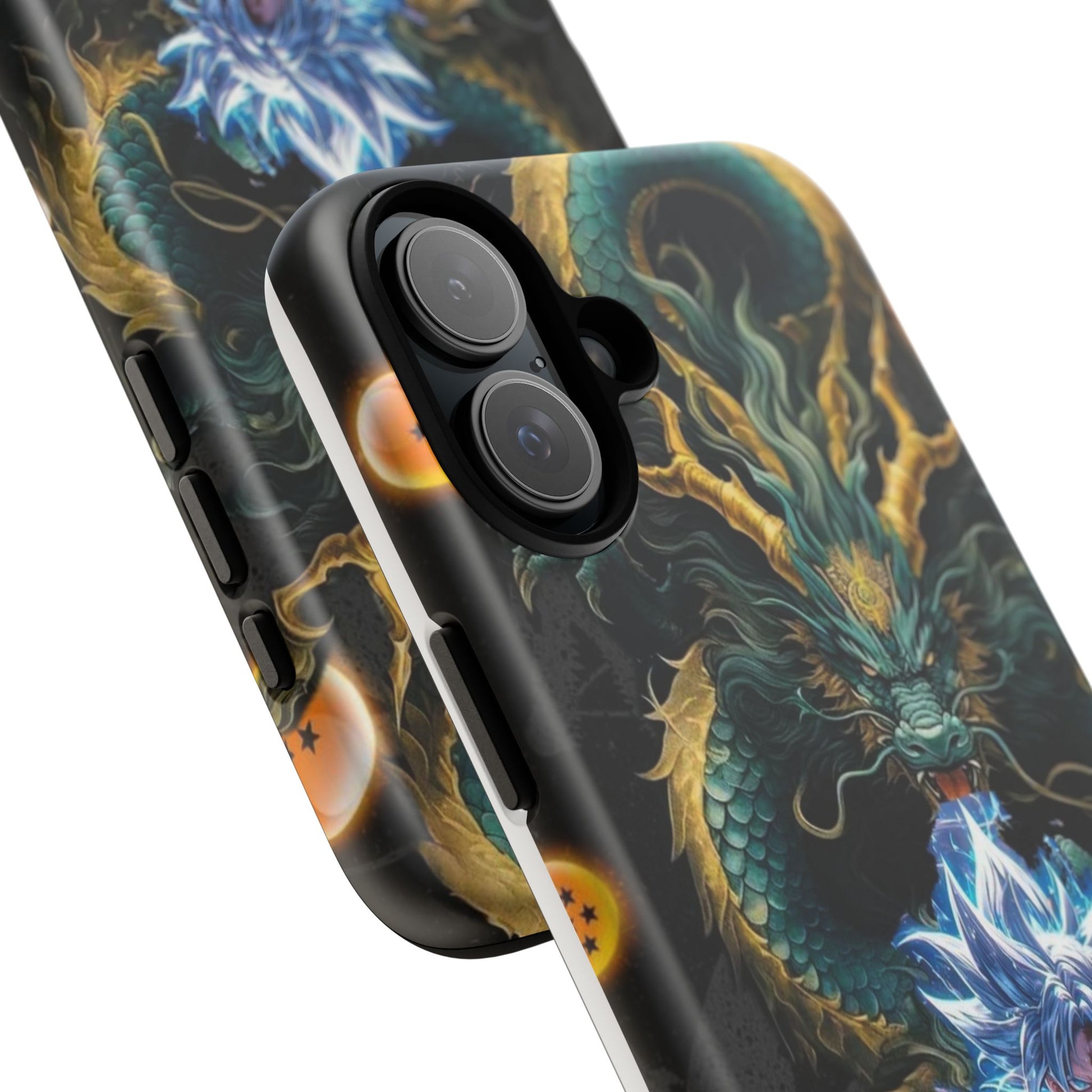 Anime Goku x Shenron Dragonball Z Tough Cases for iPhones, Samsung, and Pixel