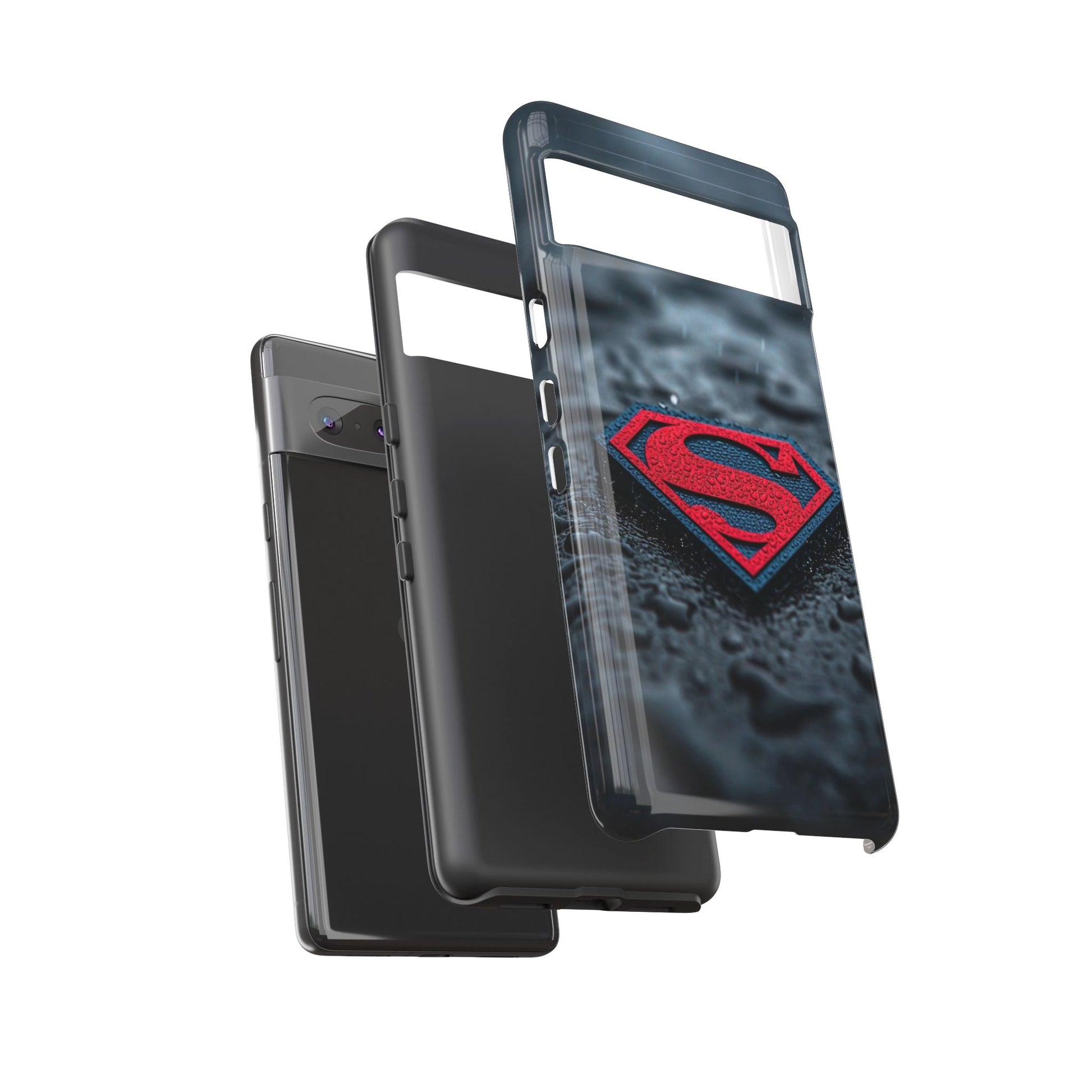 Superman Logo Tough Cases for iPhones, Samsung, and Pixel