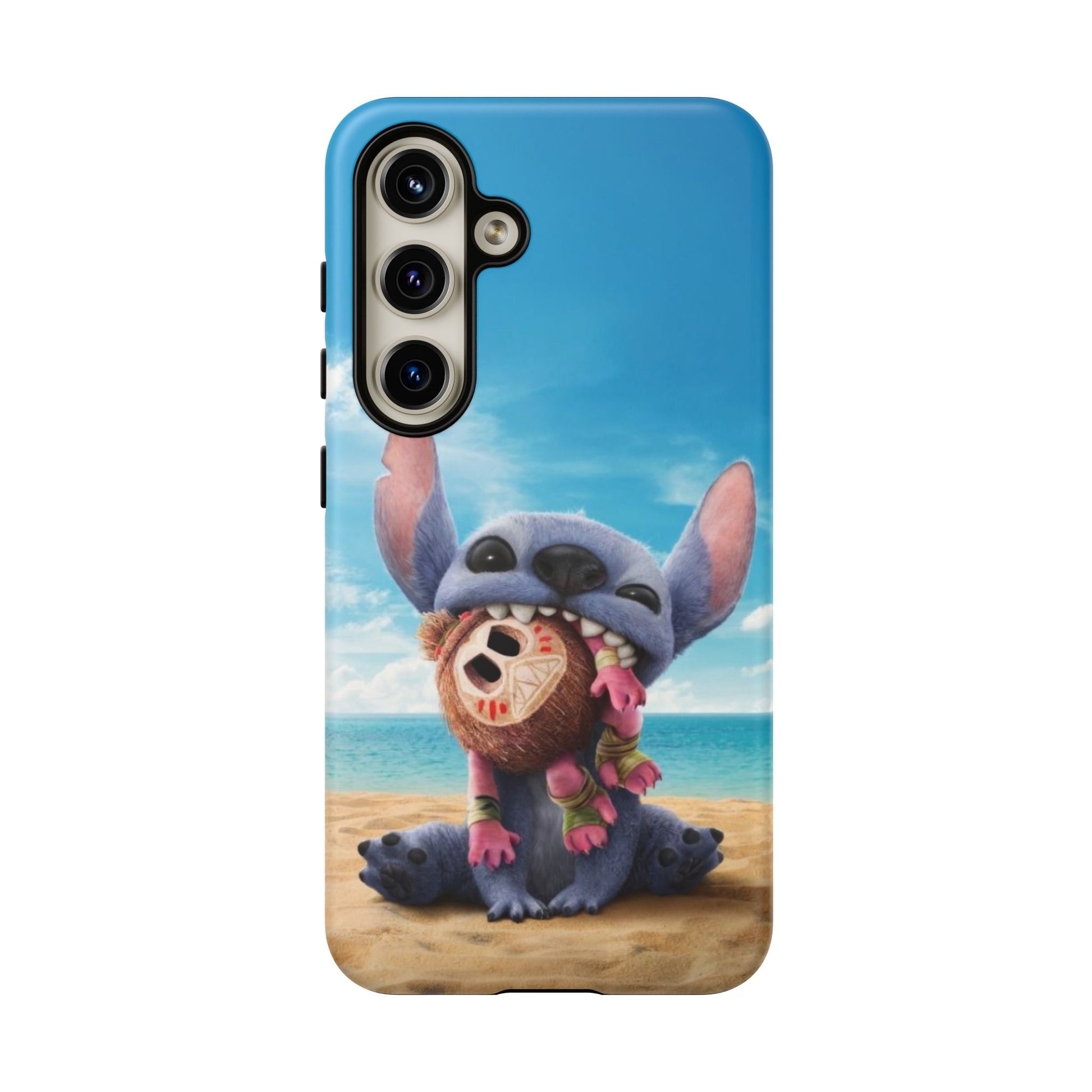 Stitch Beach Sunset Landscape Phone Case for iPhone, Samsung Galaxy, & Pixel Phones