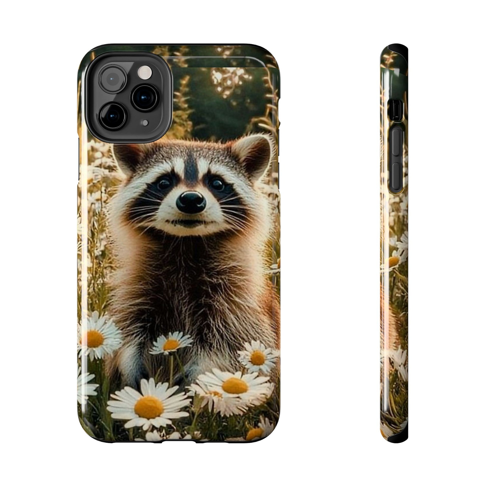 Cute Raccoon Theme Phone Cases for iPhones & Samsung Phones