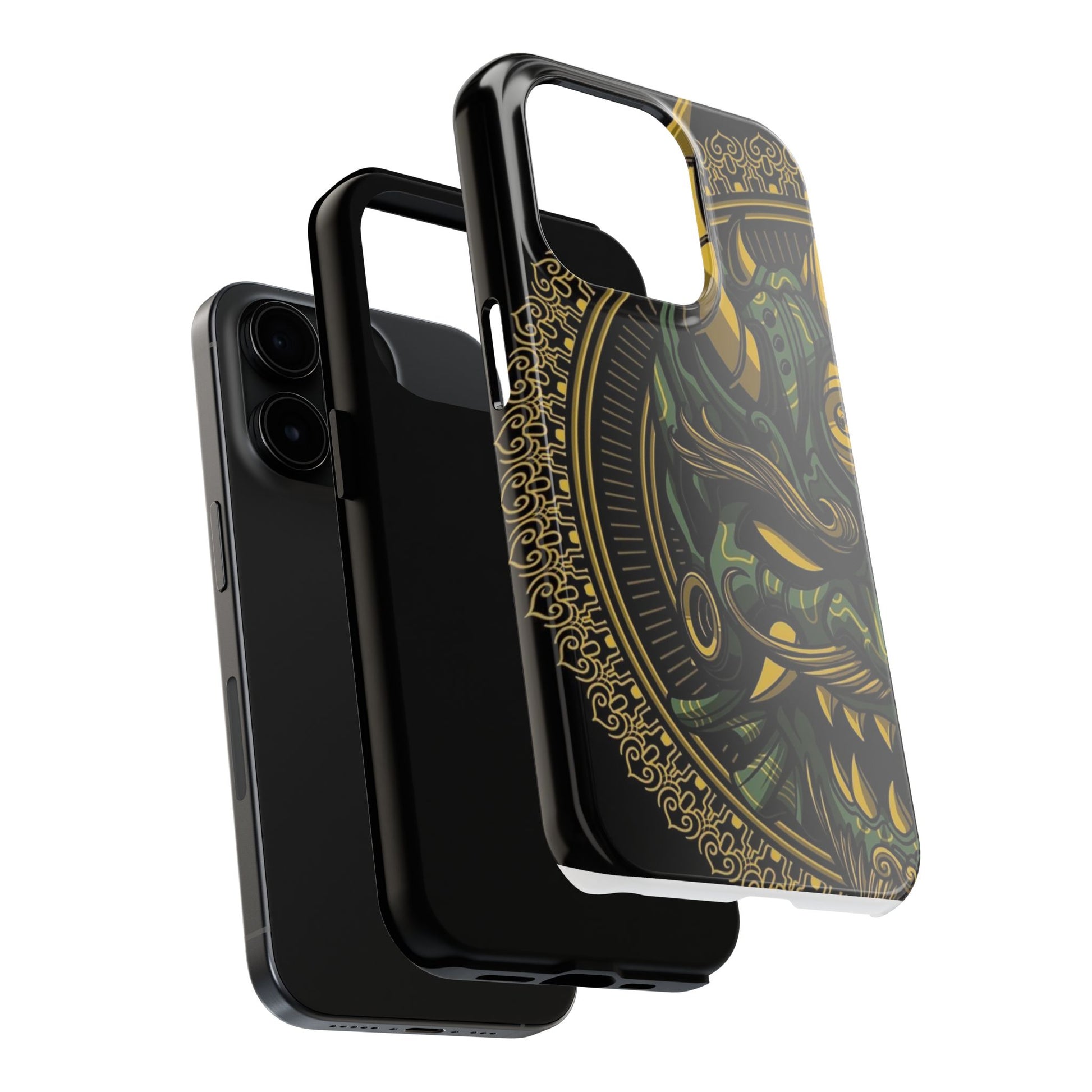 Kabuki Mask Theme Phone Cases for Iphones & Samsung Durable