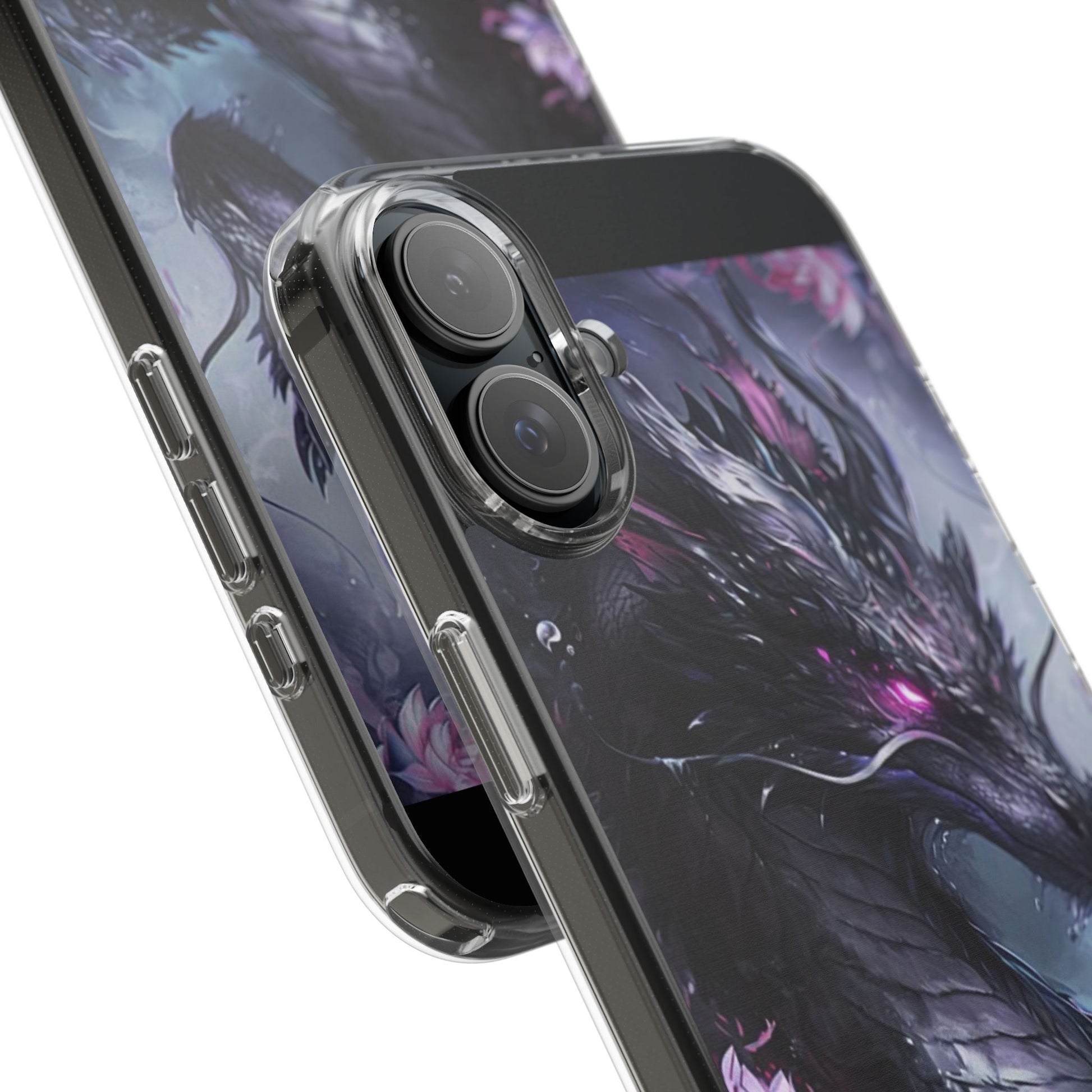 Phone Cases, Purple Dragon Design, iPhone Samsung Case, Protective Cover, Unique