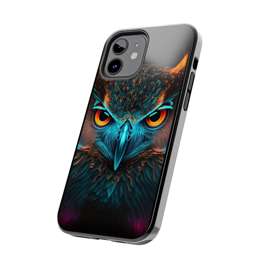Neon Owl Theme Phone Cases for iPhones & Samsung Phones