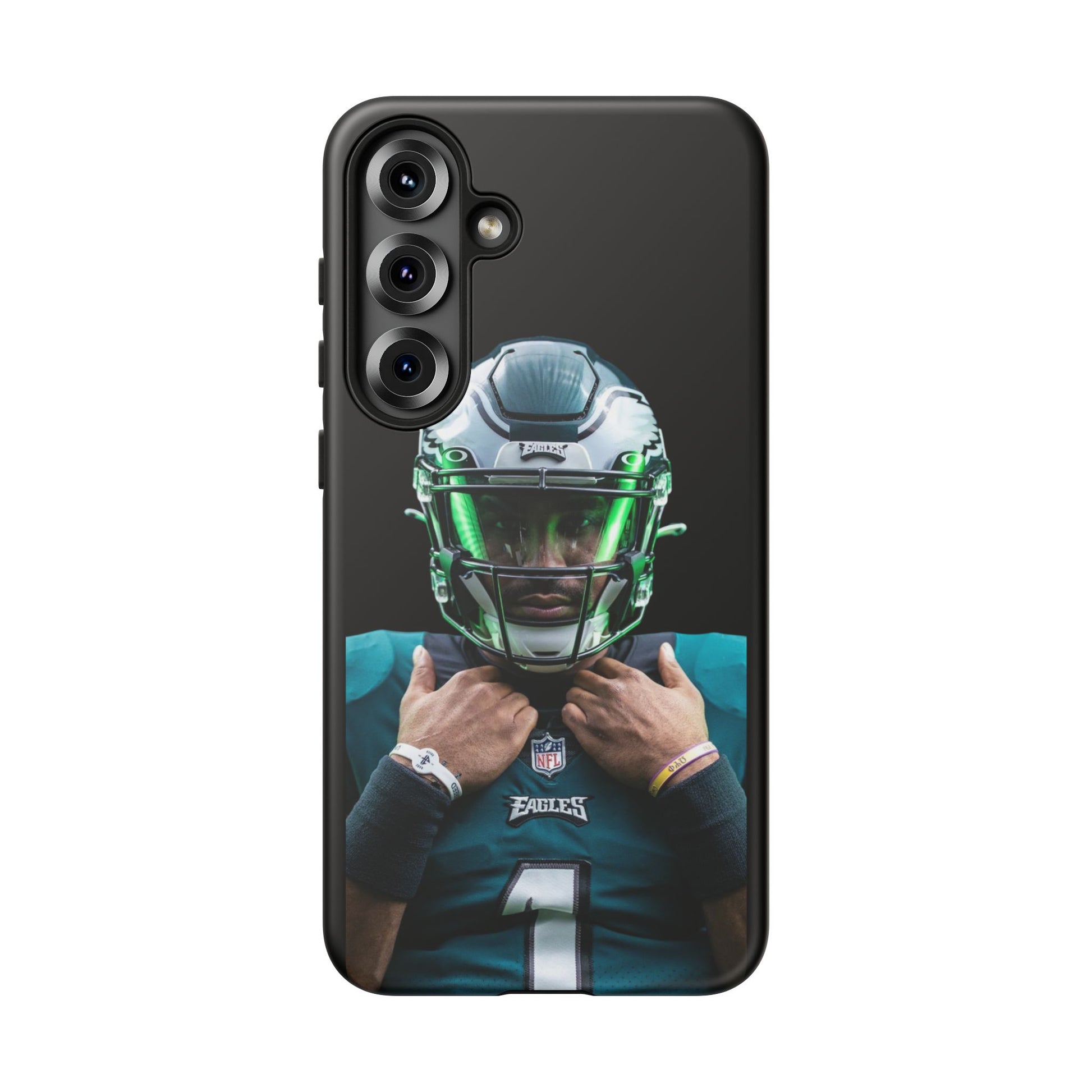 Eagles Football Jalen Hurts Tough Cases for iPhones, Samsung, and Pixel