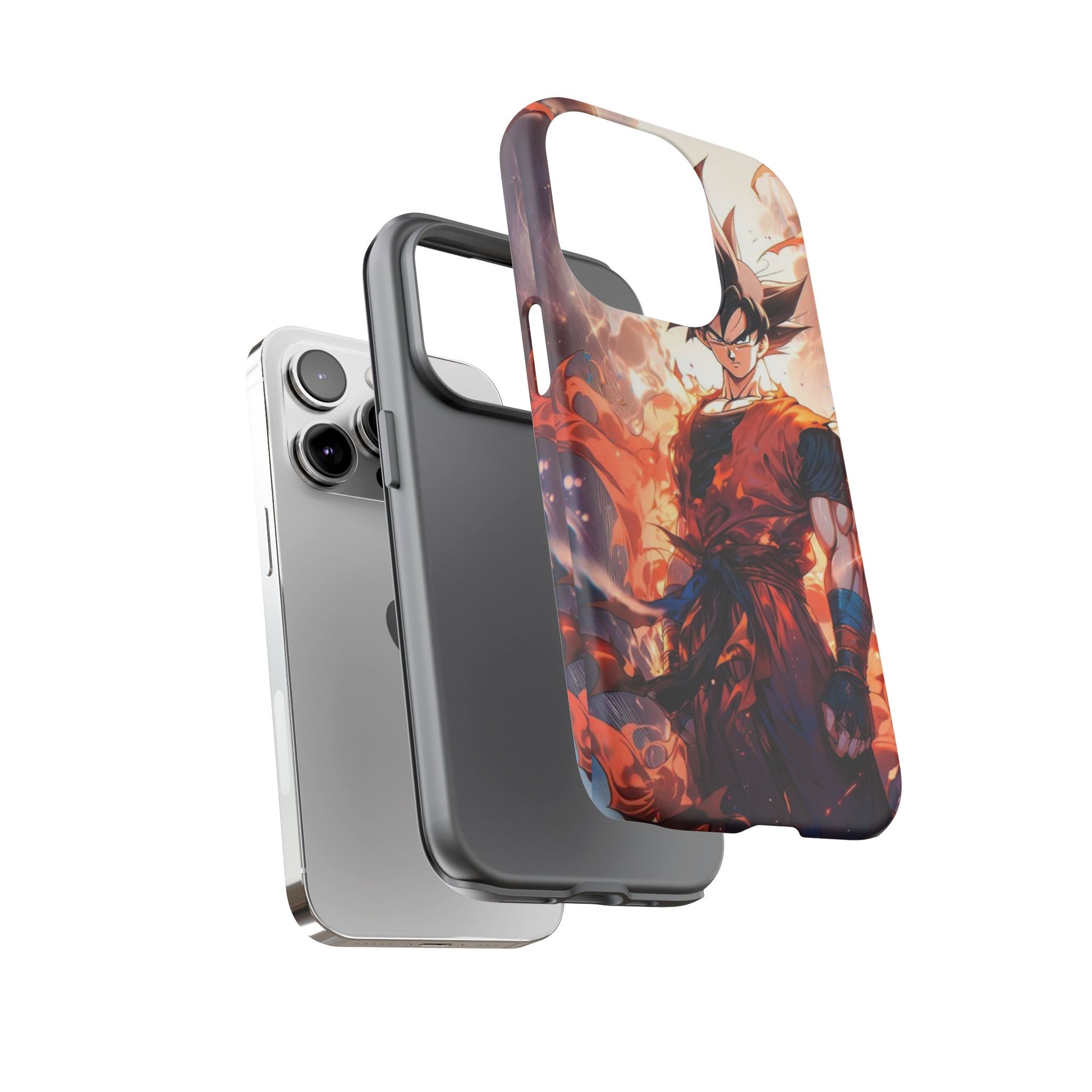 Anime Manga Dragon Ball Z Goku Tough Cases for iPhones, Samsung, and Pixel