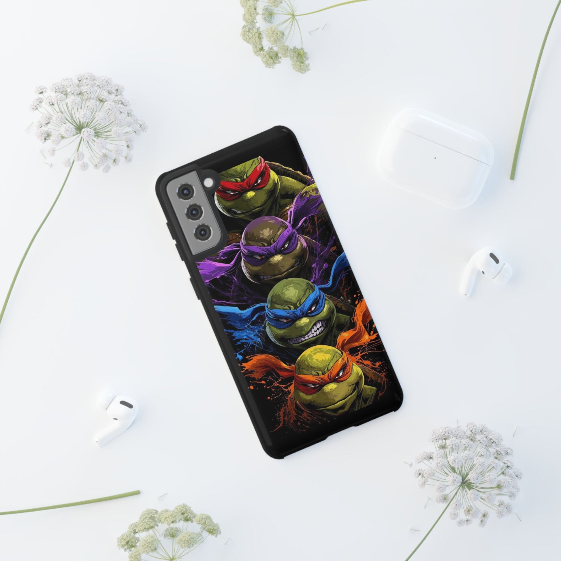 Ninja Turtles Tough Cases for iPhones, Samsung, and Pixel