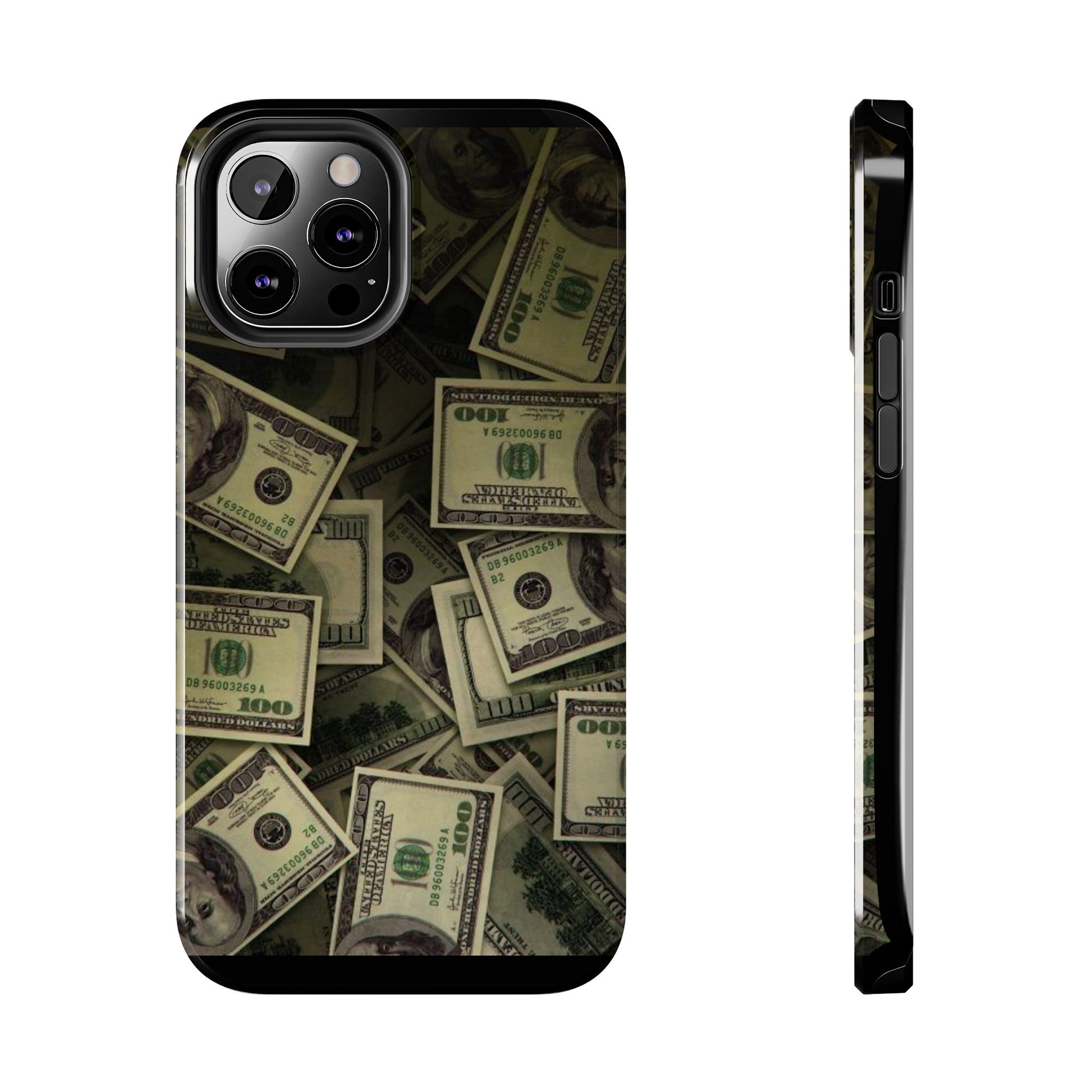 Money Pattern Print Theme Phone Case for iPhone & Samsung Galaxy Phones