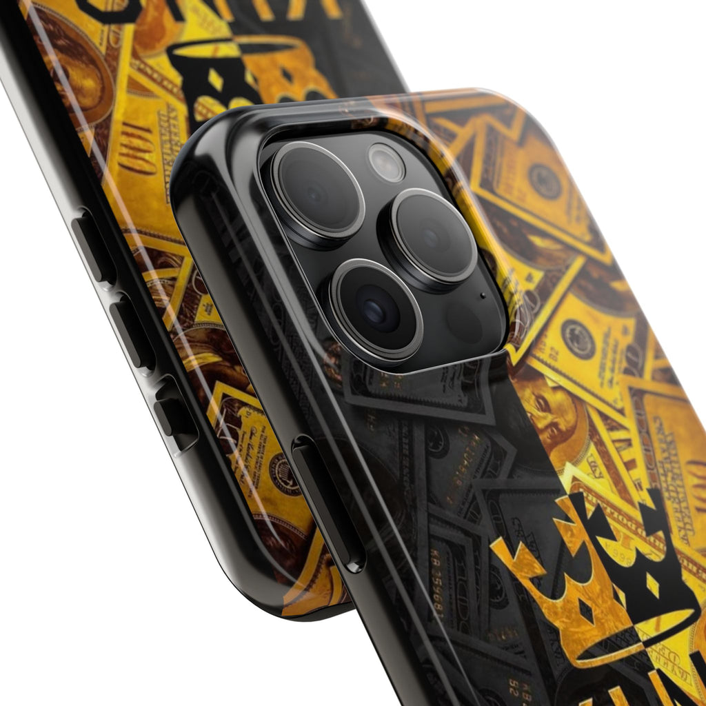 King of Money Urban Design Tough Phone Cases for Select iPhones & Samsung Phones