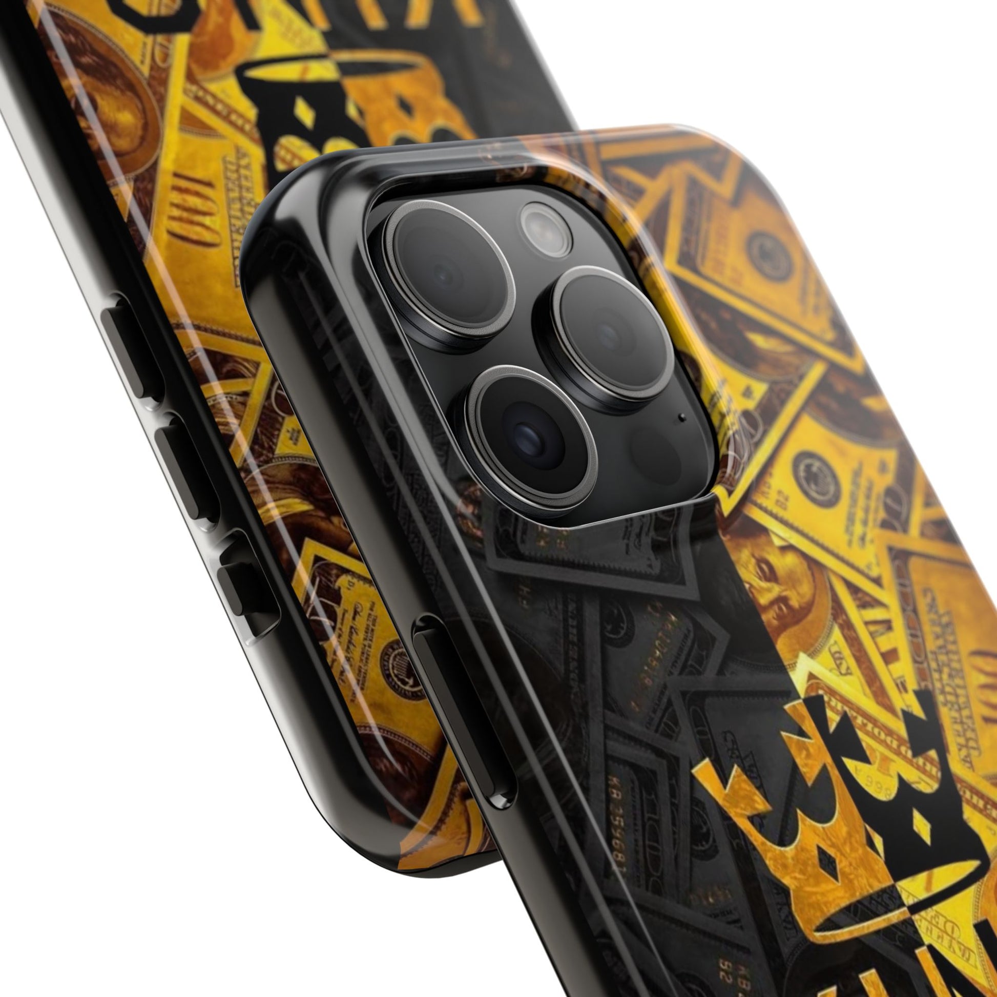 King of Money Urban Design Tough Phone Cases for Select iPhones & Samsung Phones