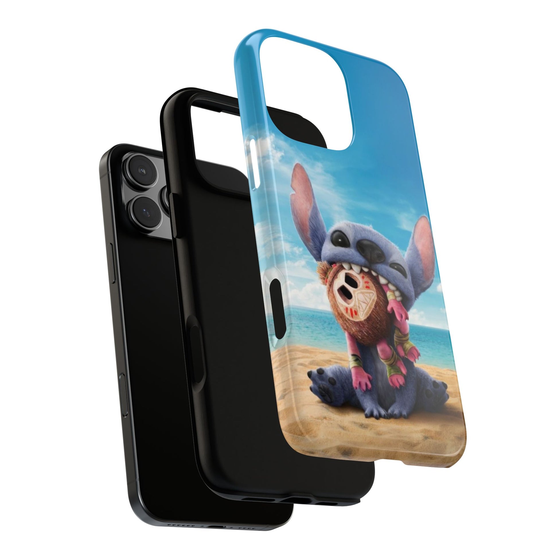 Stitch Beach Sunset Landscape Phone Case for iPhone, Samsung Galaxy, & Pixel Phones