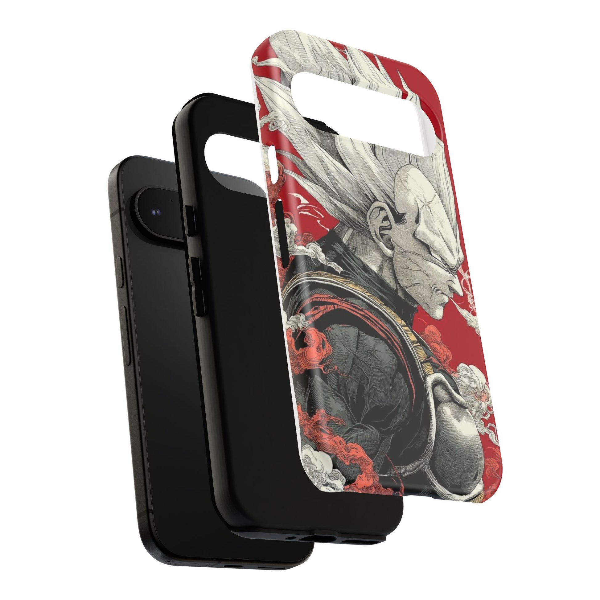Dragon Ball Z Vegeta Anime Tough Cases for iPhones, Samsung, and Pixel