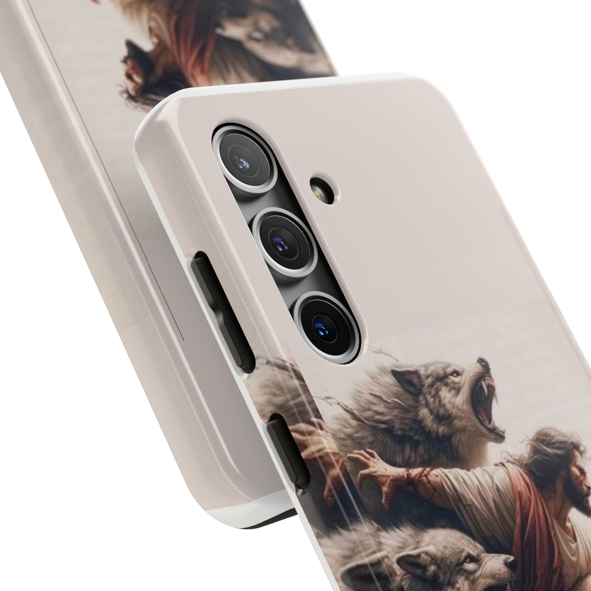 Jesus x Wolves Christian Themed Tough Phone Cases for Iphones & Samsung Phones