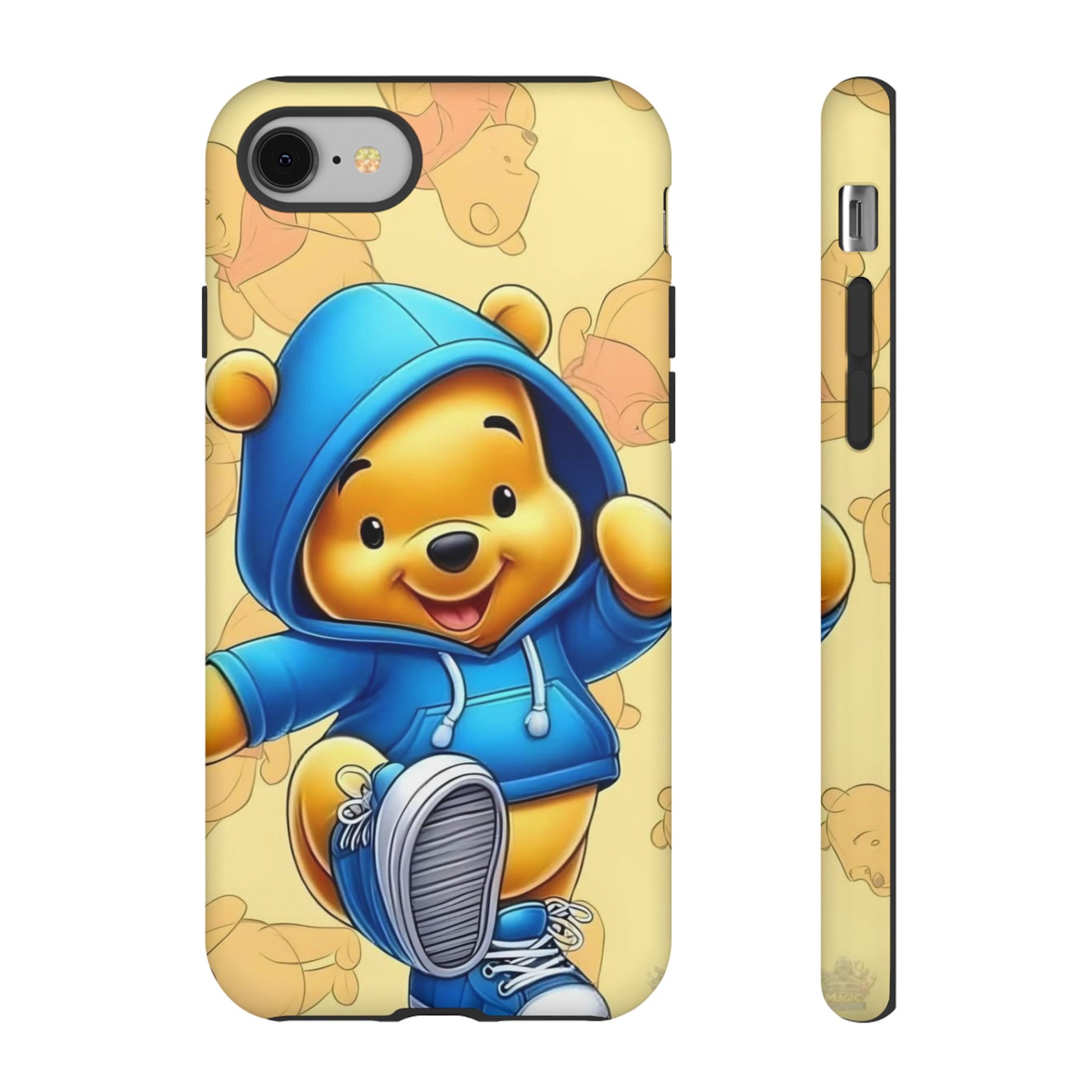 Cute Pooh Bear Phone Case, Tough Case