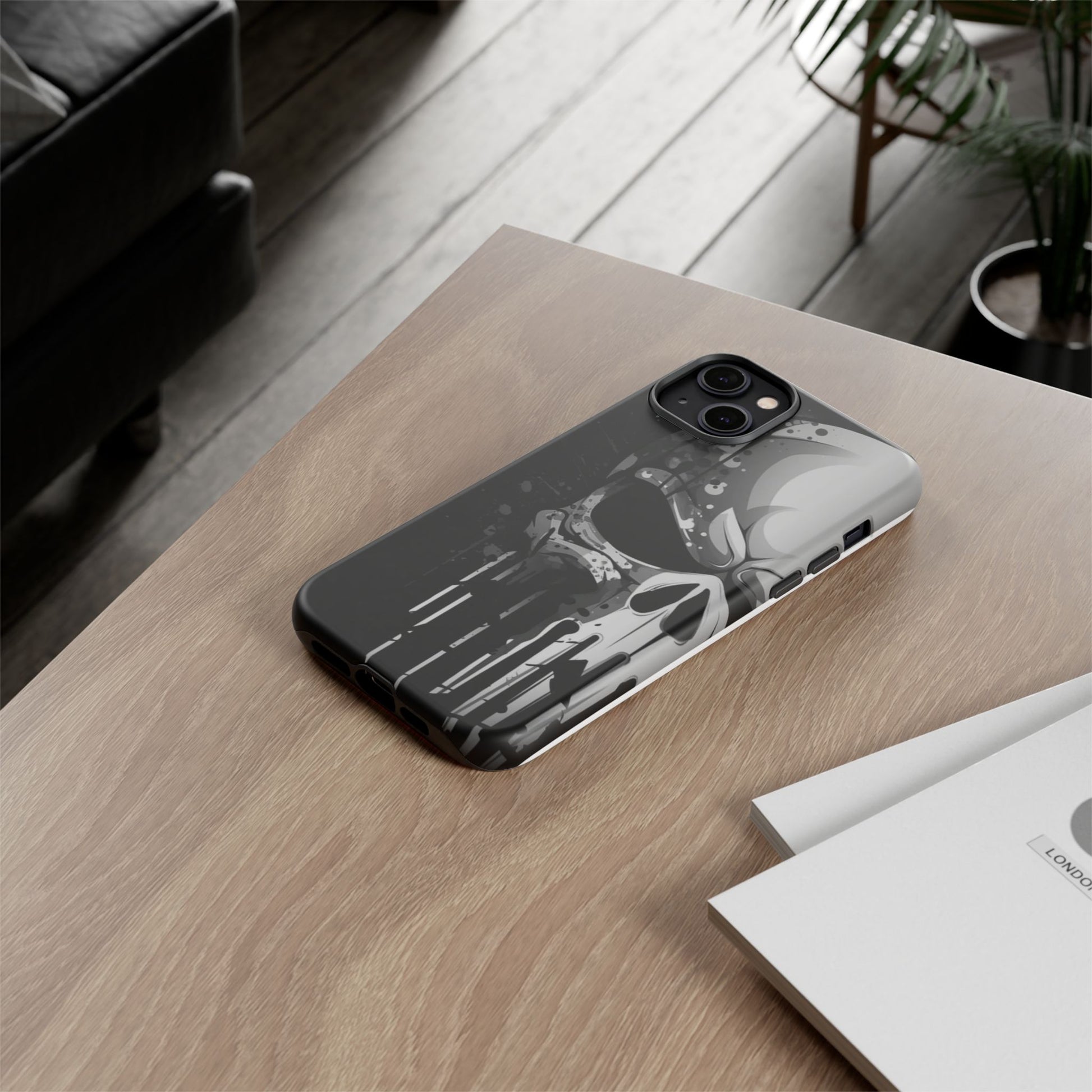 Punisher Skull Tough Cases for iPhones, Samsung, and Pixel