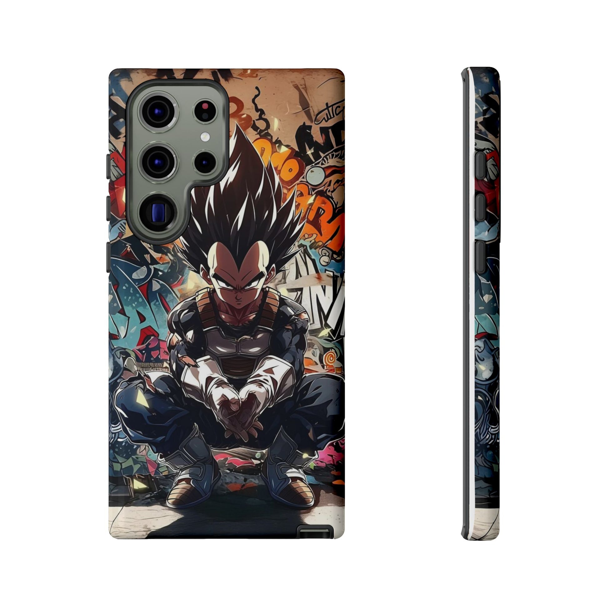 Anime Vegeta Dragon ball Z Tough Cases for iPhones, Samsung, and Pixel