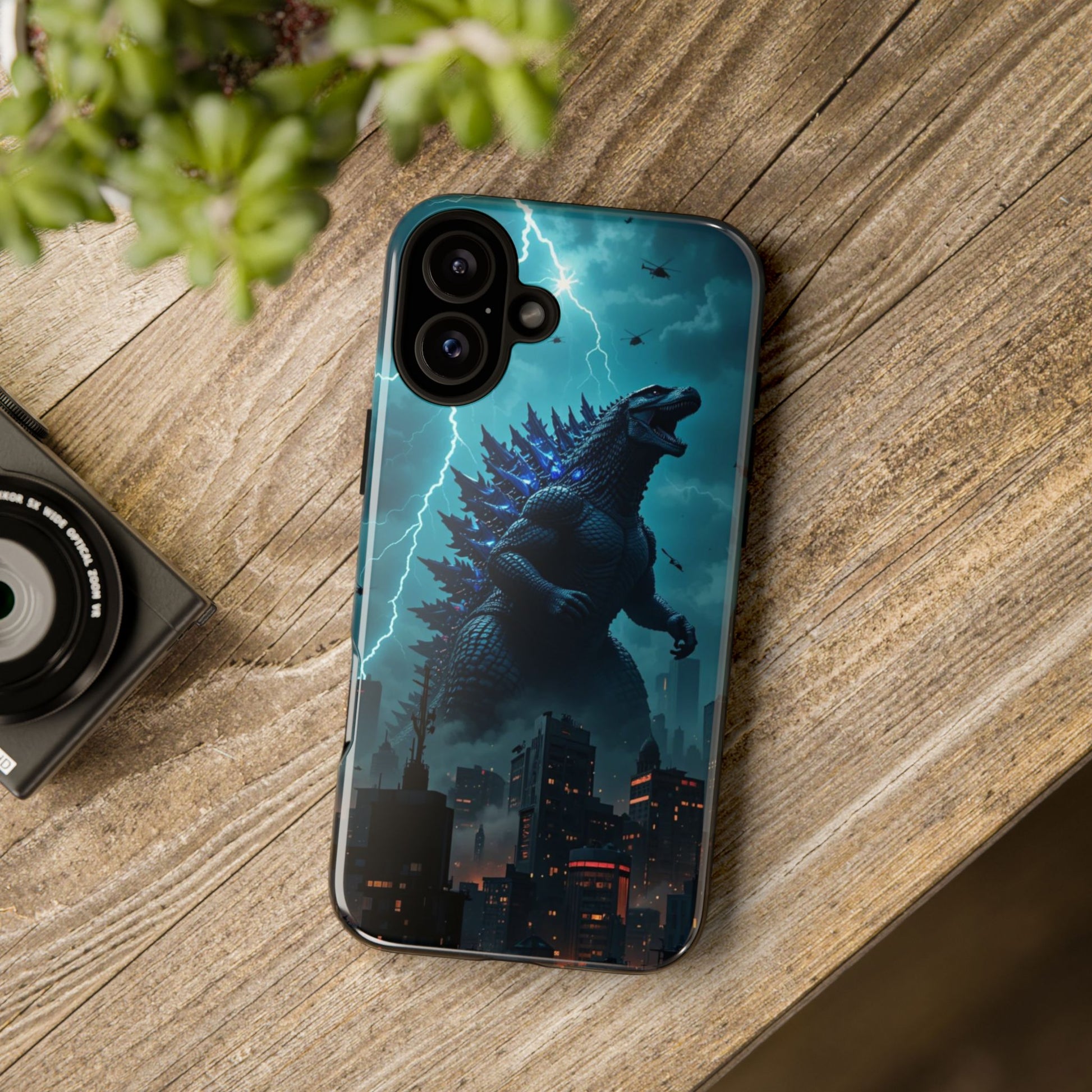 Godzilla Phone Case, Tough Cases for iPhones, Samsung, and Pixel