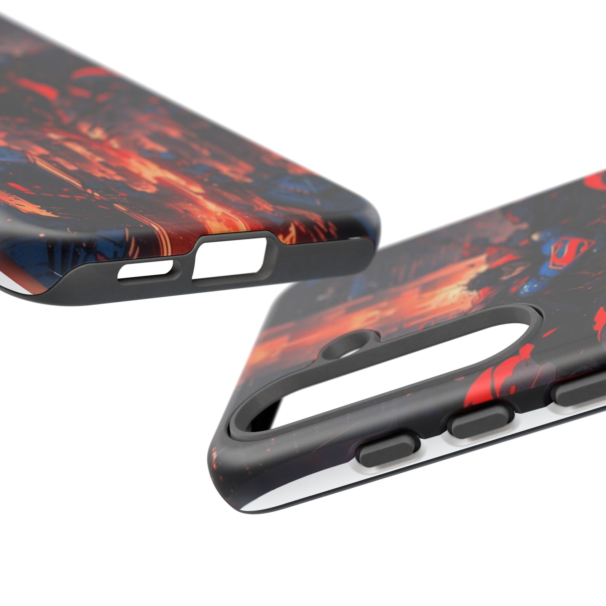Anime Superman Tough Cases for iPhones, Samsung, and Pixel