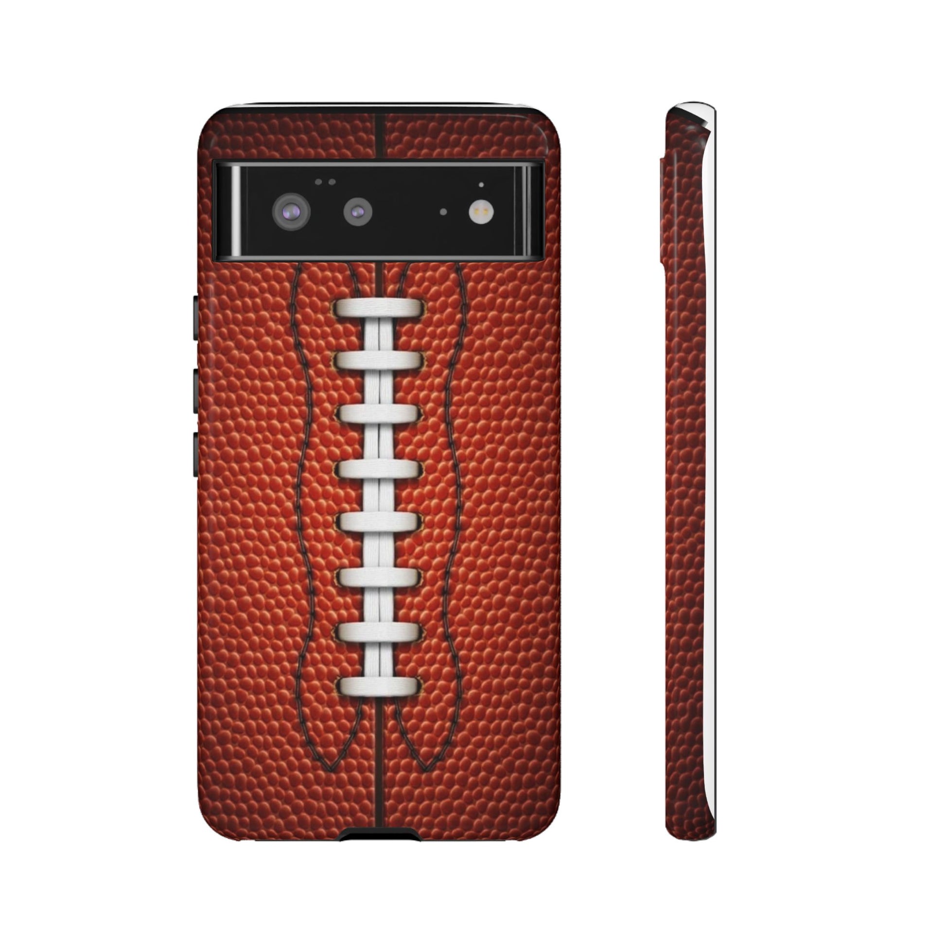 Football Pigskin Print Tough Cases for iPhones, Samsung, and Pixel