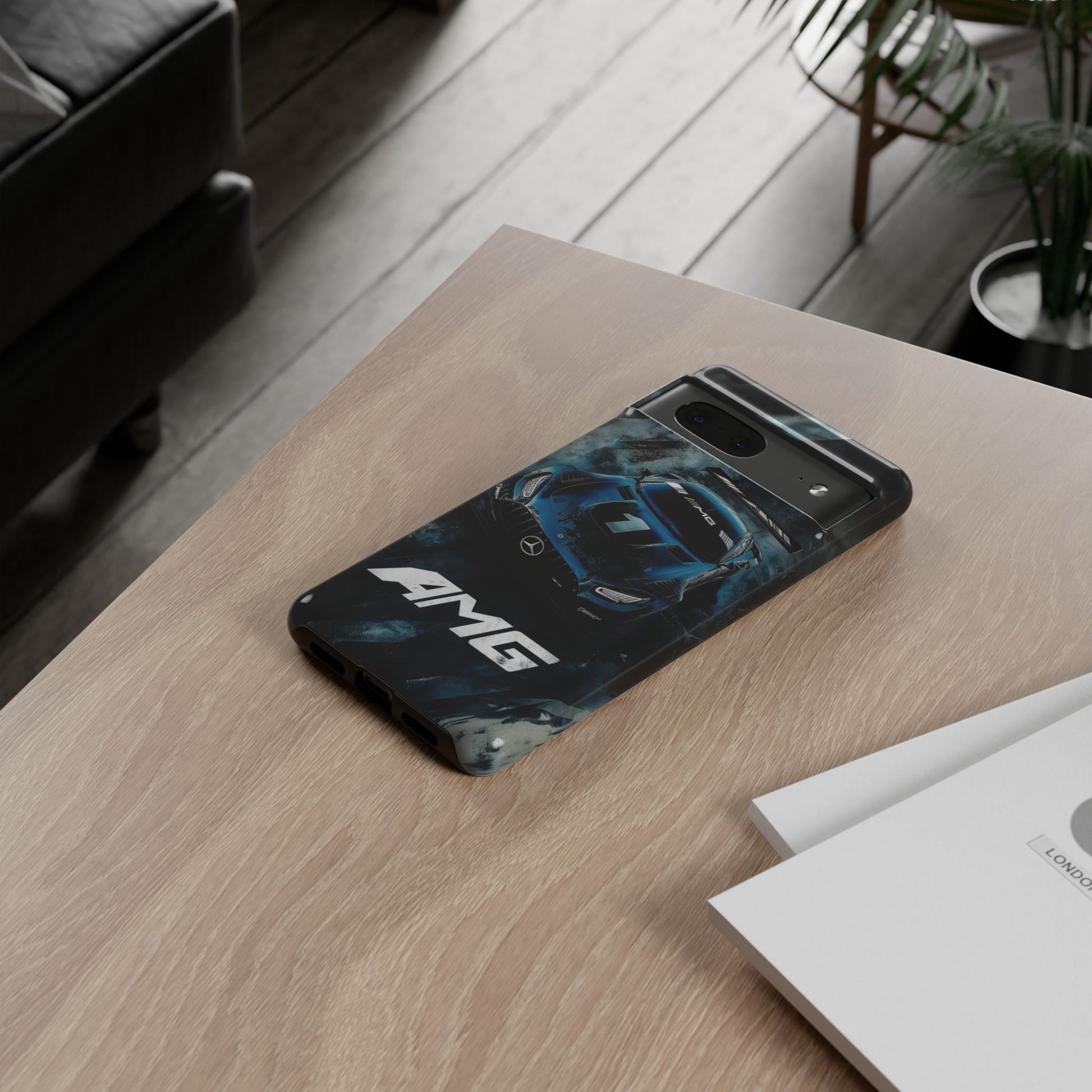 Mercedes AMG Racing Car Tough Cases for iPhones, Samsung, and Pixel