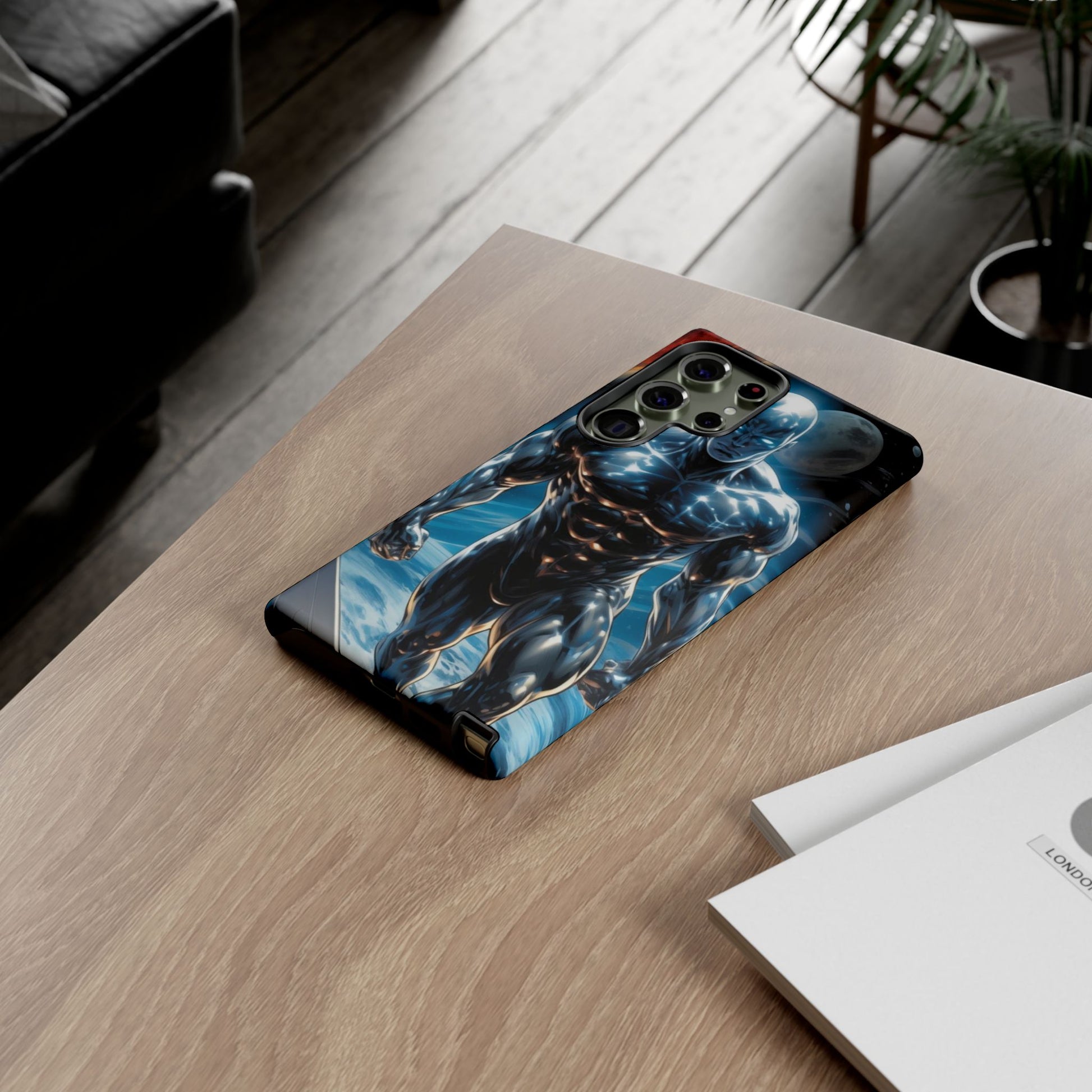 The Silver Surfer Comic Art Phone Case, Tough Cases for iPhones, Samsung, and Pixel