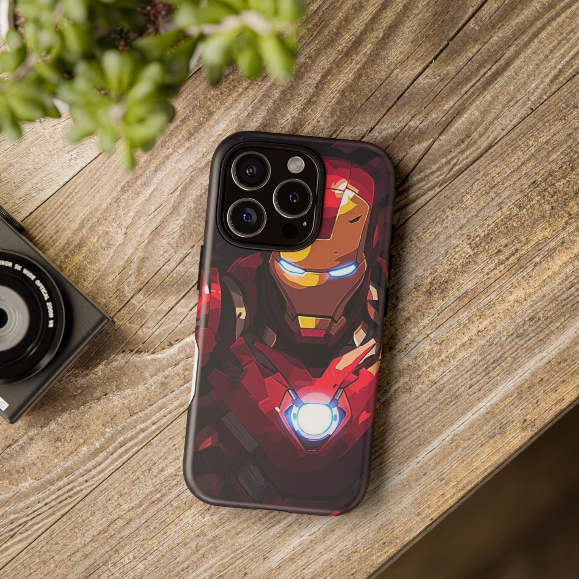 Invincible Iron Man Tough Cases for iPhones, Samsung, and Pixel