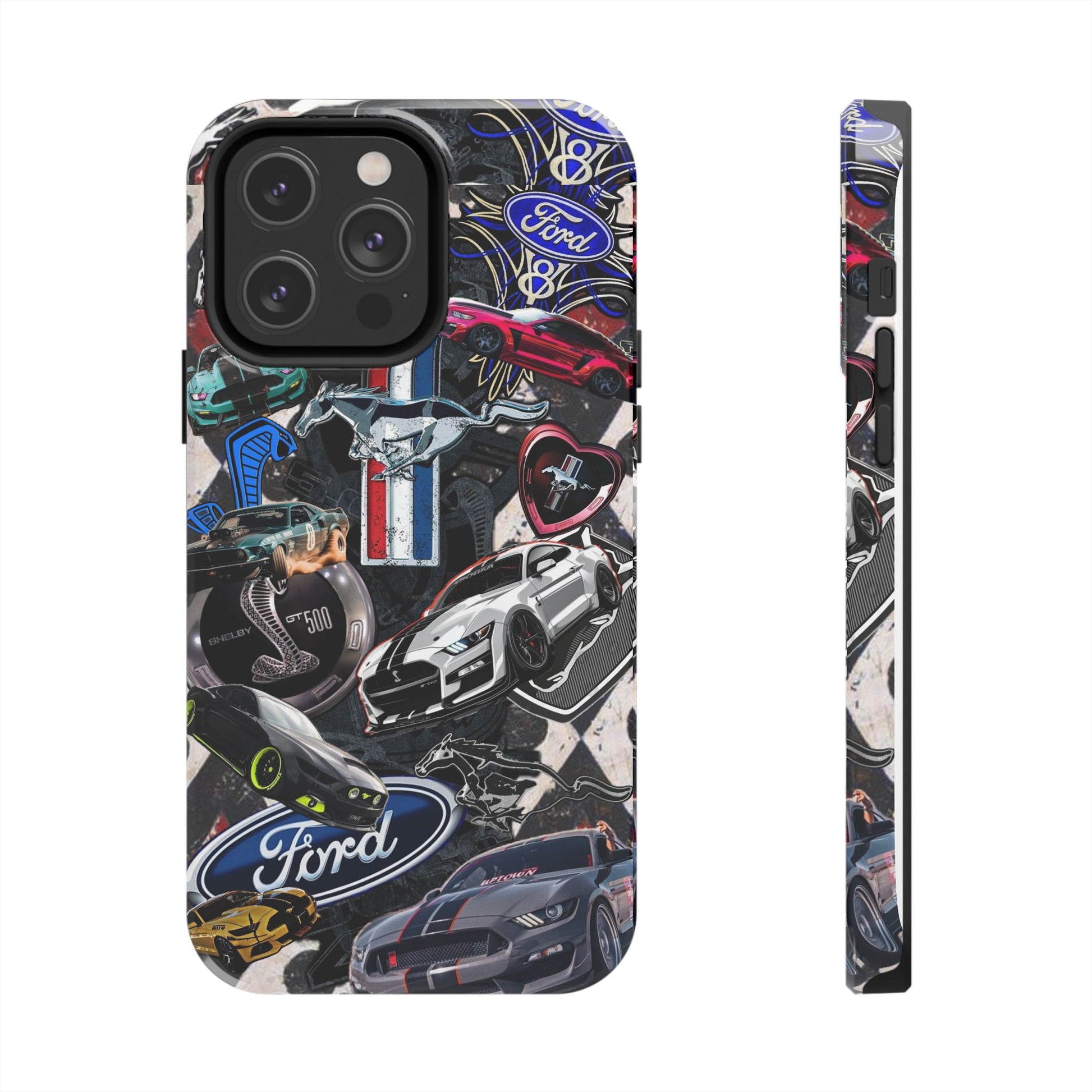 History of Ford Mustangs Theme Phone Cases for Iphones & Samsung Phones
