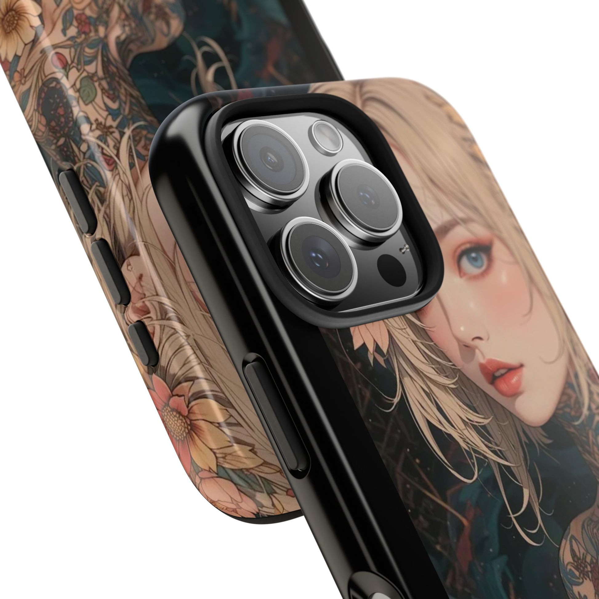 Tattoo Anime Girl Inspired Phone Cases for Iphones & Samsung Phones
