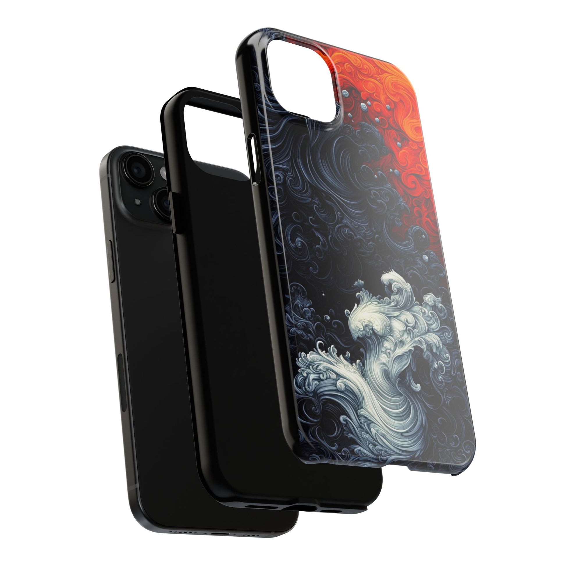 Japanese Art Design Tough Phone Cases for iPhone & Samsung Galaxy Phones