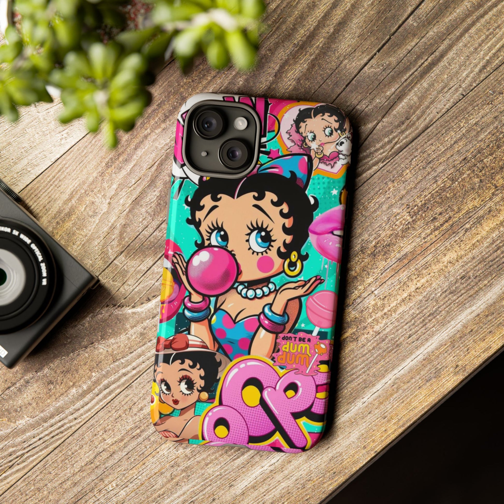 Betty Boop Comic Strip Phone Case for iPhone, Samsung Galaxy, & Pixel Phones