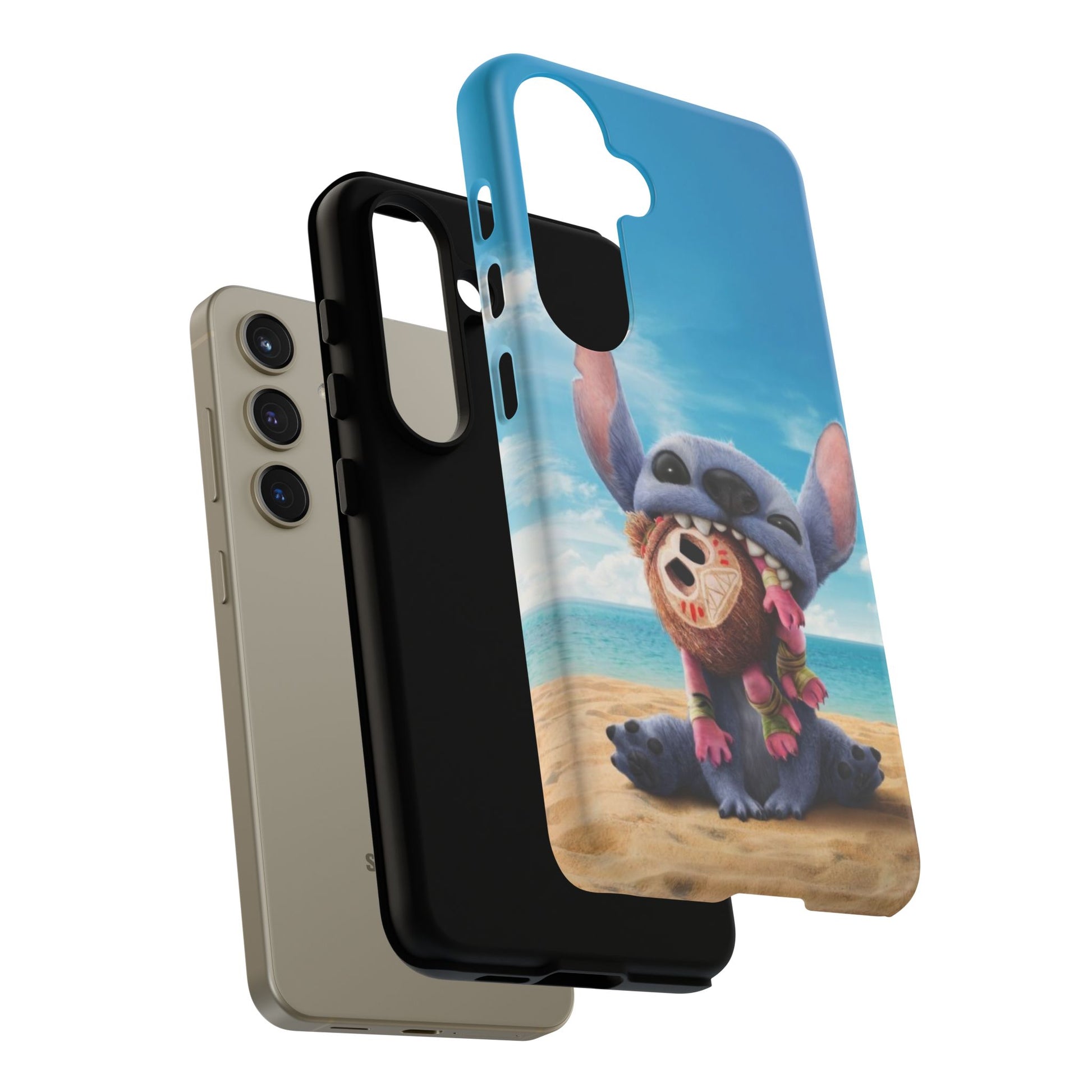 Stitch Beach Sunset Landscape Phone Case for iPhone, Samsung Galaxy, & Pixel Phones