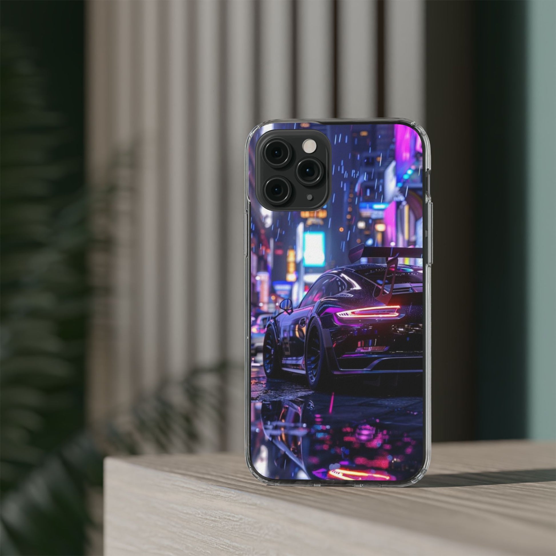 Beautiful Porsche in City Art Iphone, Samsung case