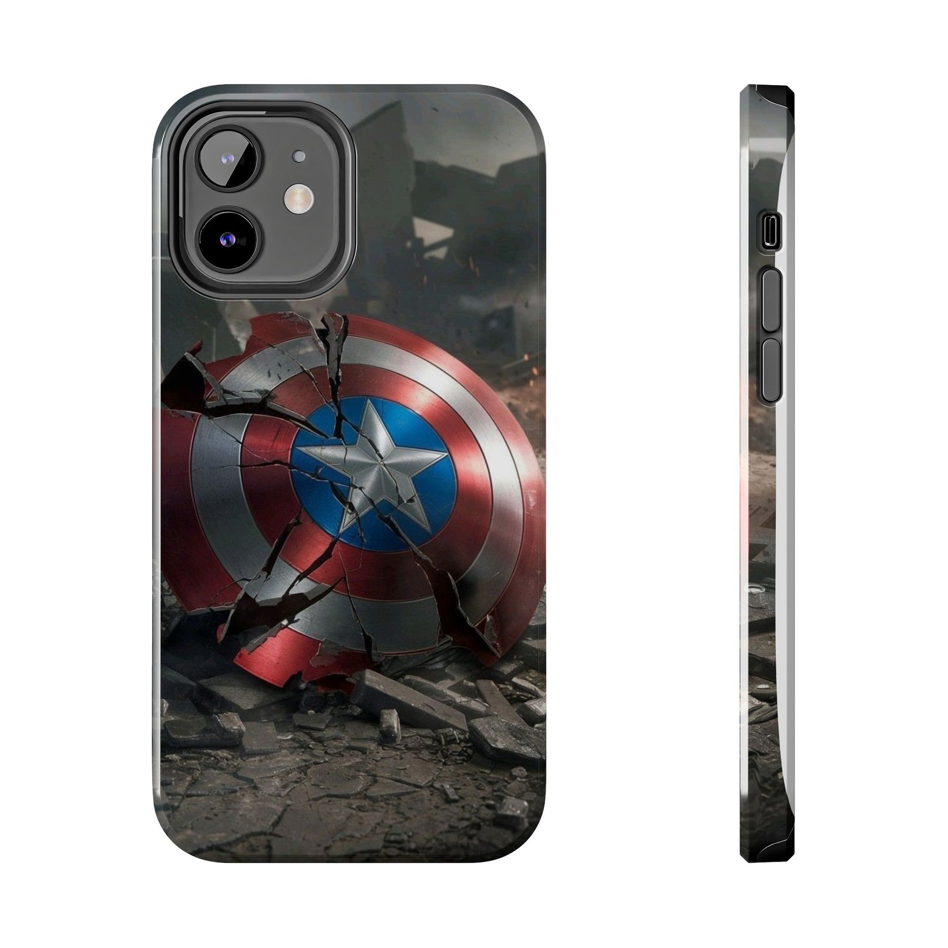Capt. America Shield Tough Phone Cases for Iphones & Samsung Phones Durable