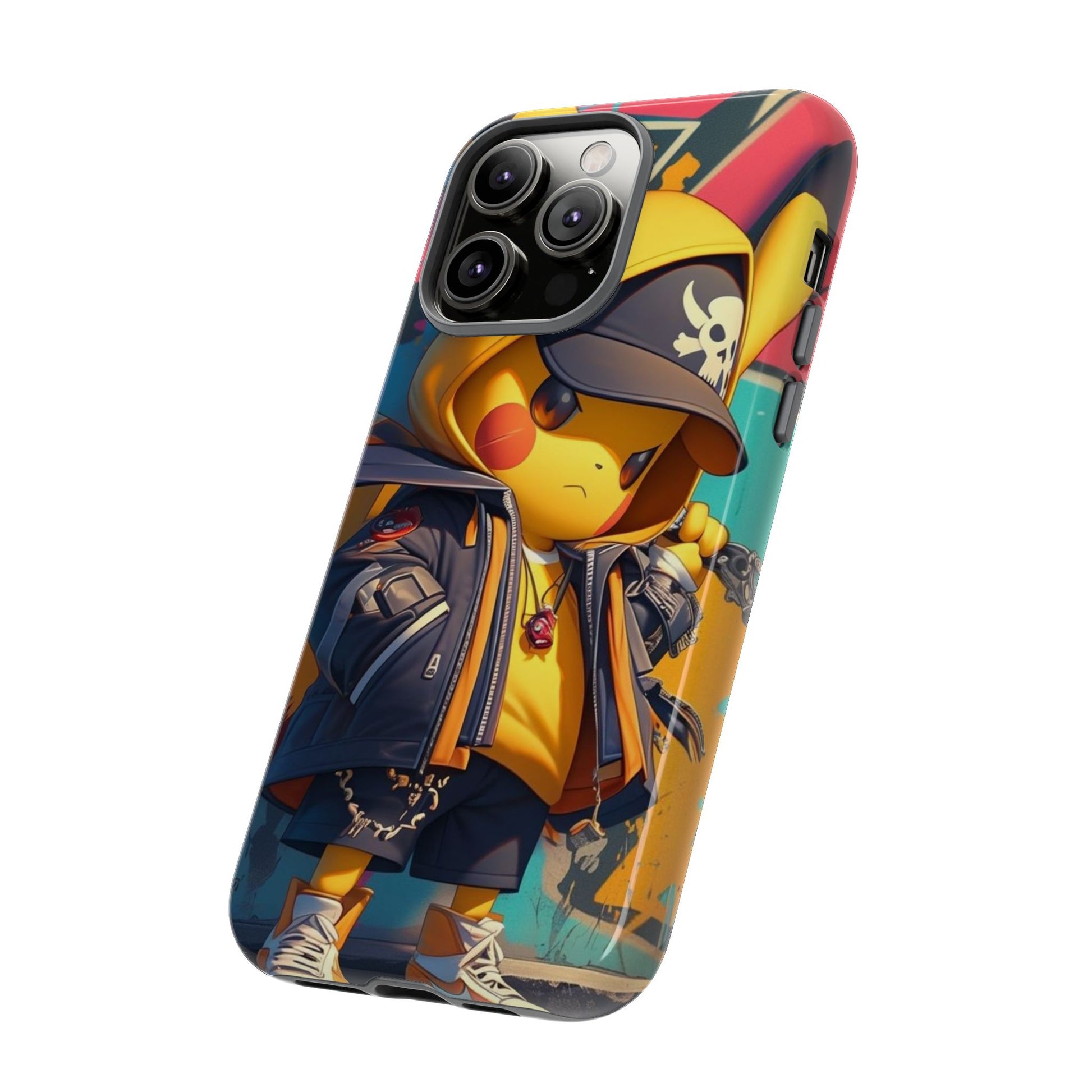 Cute Poke Bear Phone Case, Tough Cases for iPhones, Samsung, and Pixel