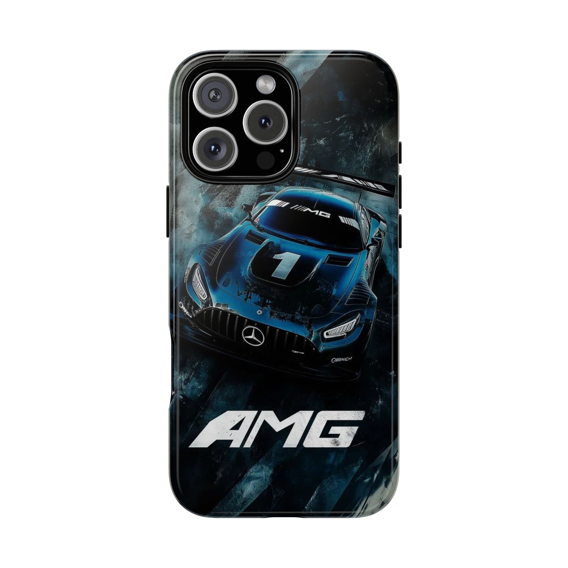 Mercedes AMG Racing Car Tough Cases for iPhones, Samsung, and Pixel