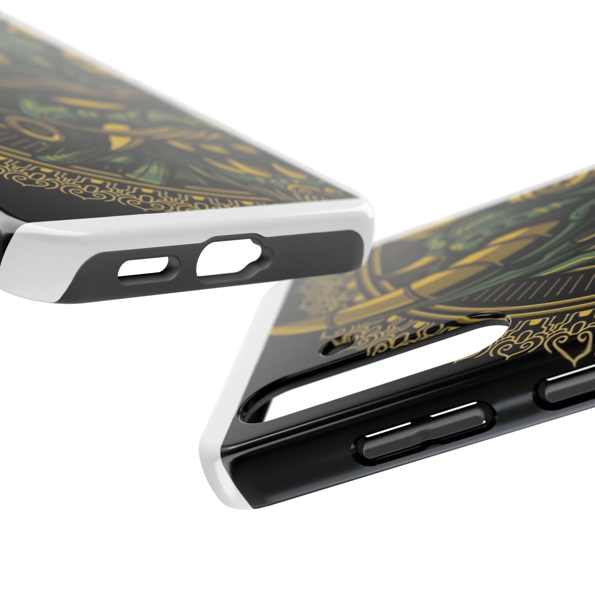 Kabuki Mask Theme Phone Cases for Iphones & Samsung Durable